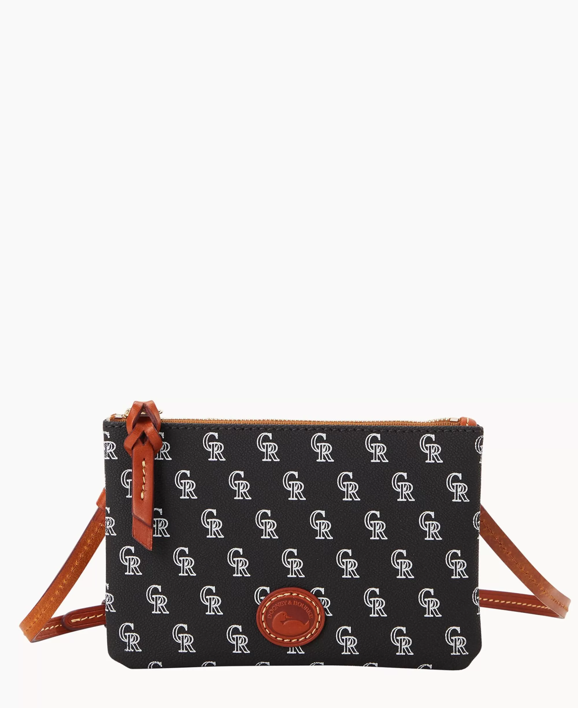 Dooney & Bourke Game Day Ready | Printed Fabric^MLB Top Zip Crossbody