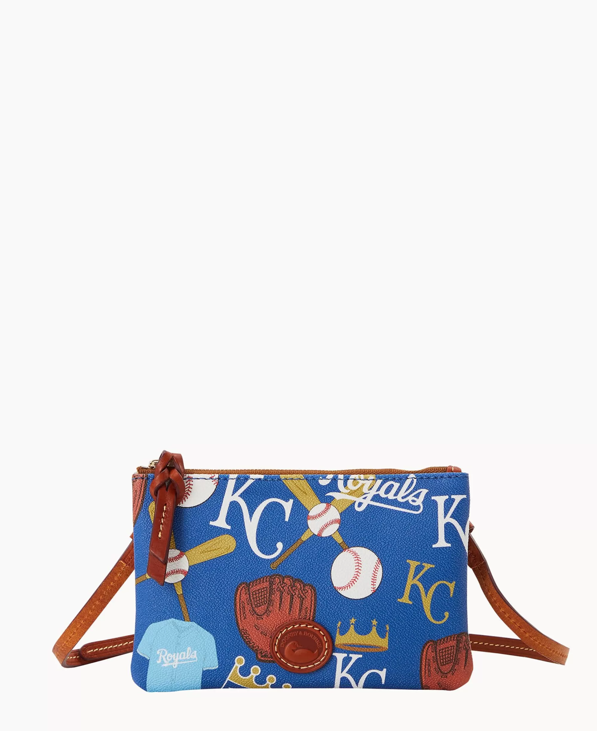 Dooney & Bourke Game Day Ready | Printed Fabric^MLB Top Zip Crossbody