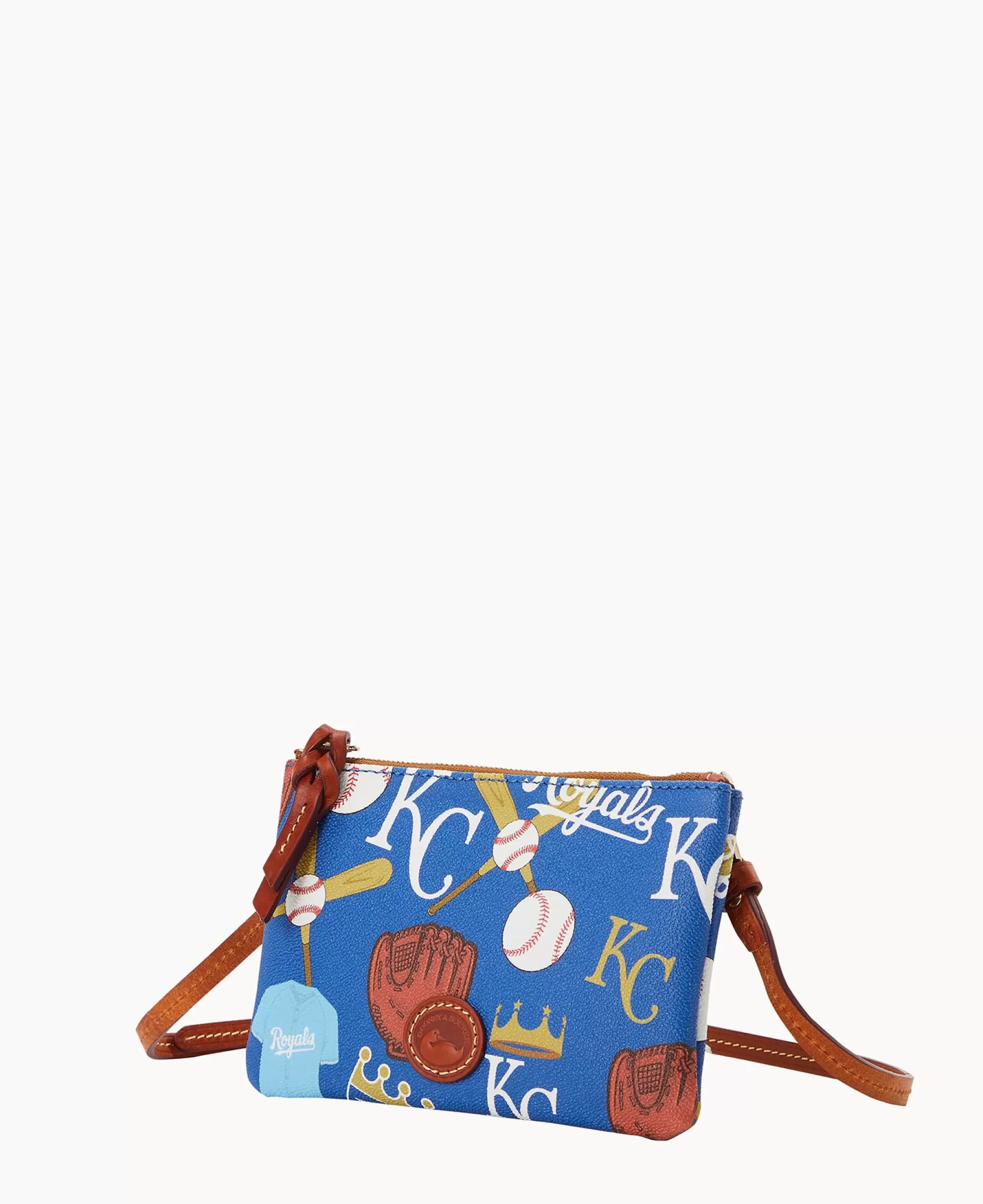 Dooney & Bourke Game Day Ready | Printed Fabric^MLB Top Zip Crossbody