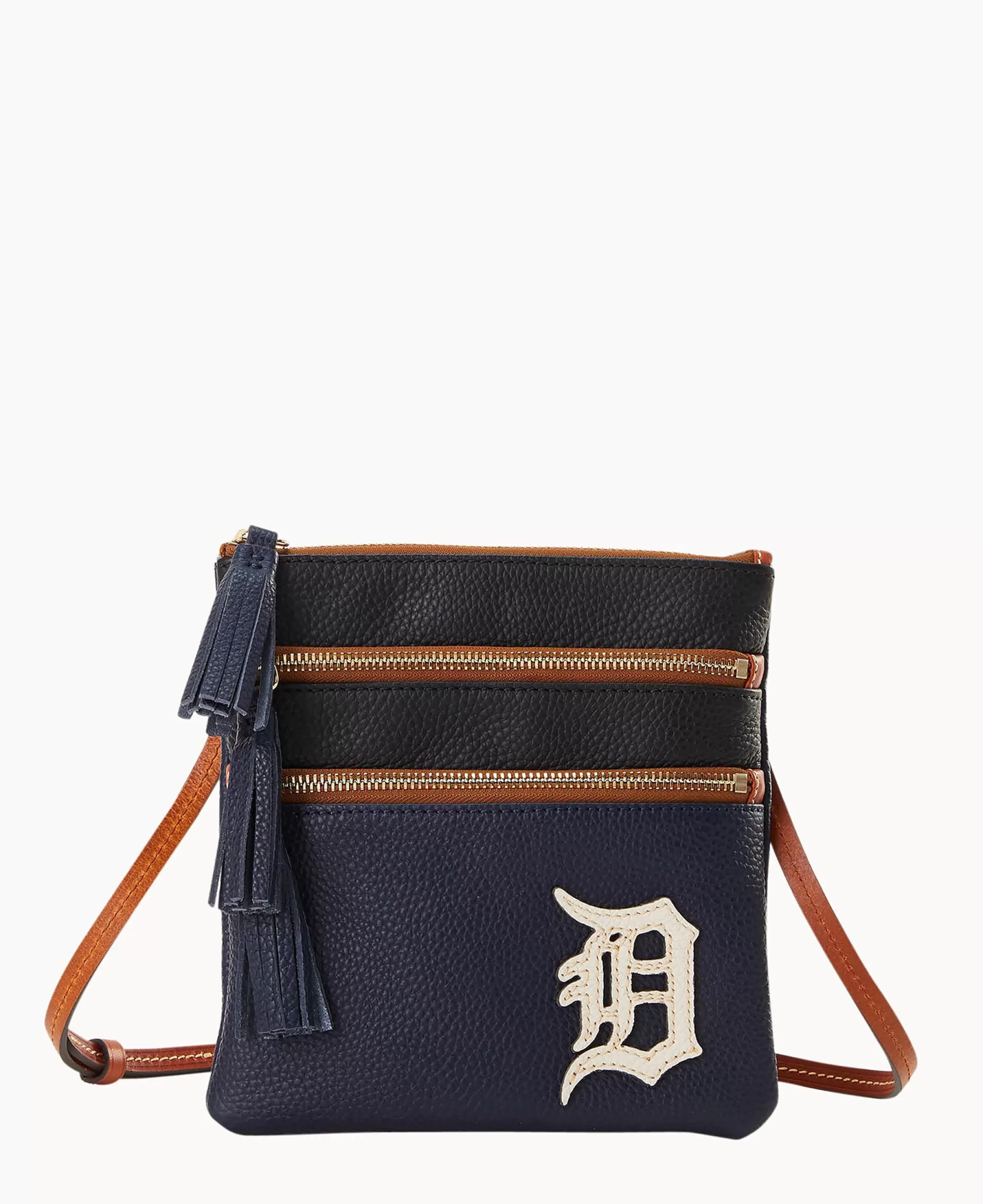 Dooney & Bourke Game Day Ready | Printed Fabric^MLB Triple Zip Crossbody