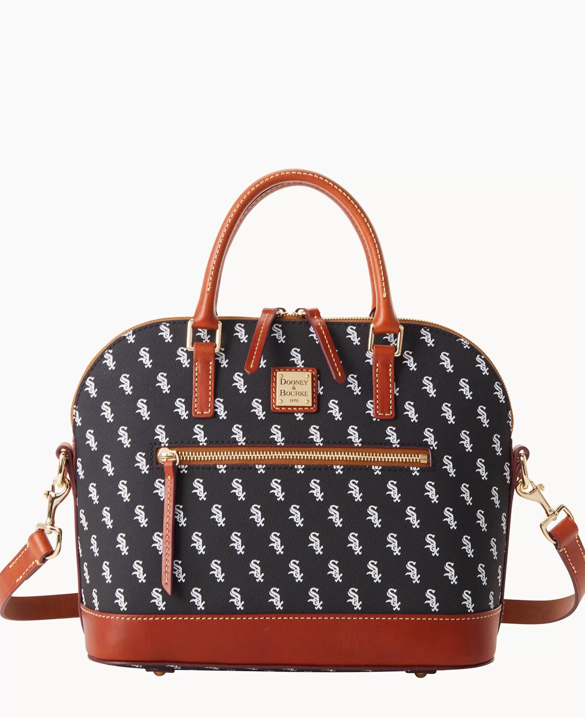 Dooney & Bourke Game Day Ready | Printed Fabric^MLB Domed Zip Satchel