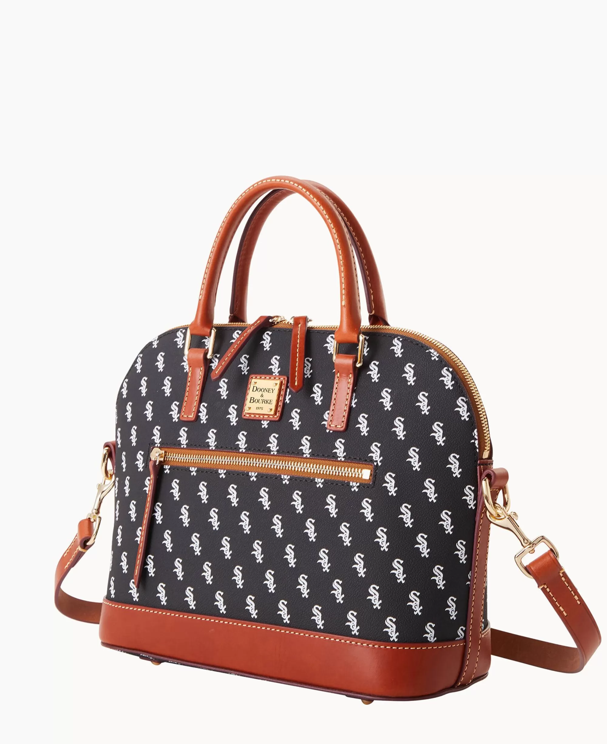 Dooney & Bourke Game Day Ready | Printed Fabric^MLB Domed Zip Satchel