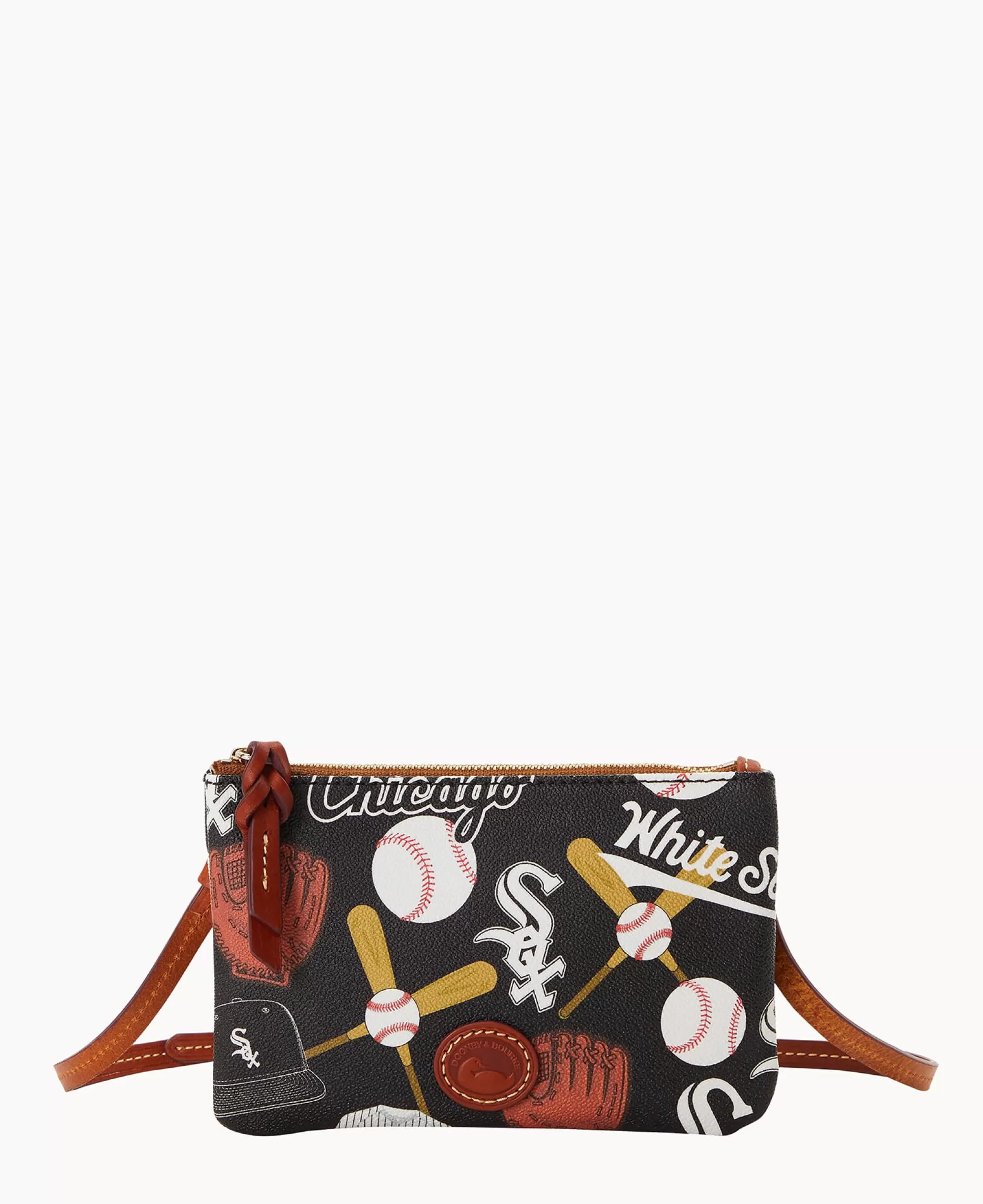 Dooney & Bourke Game Day Ready | Printed Fabric^MLB Top Zip Crossbody