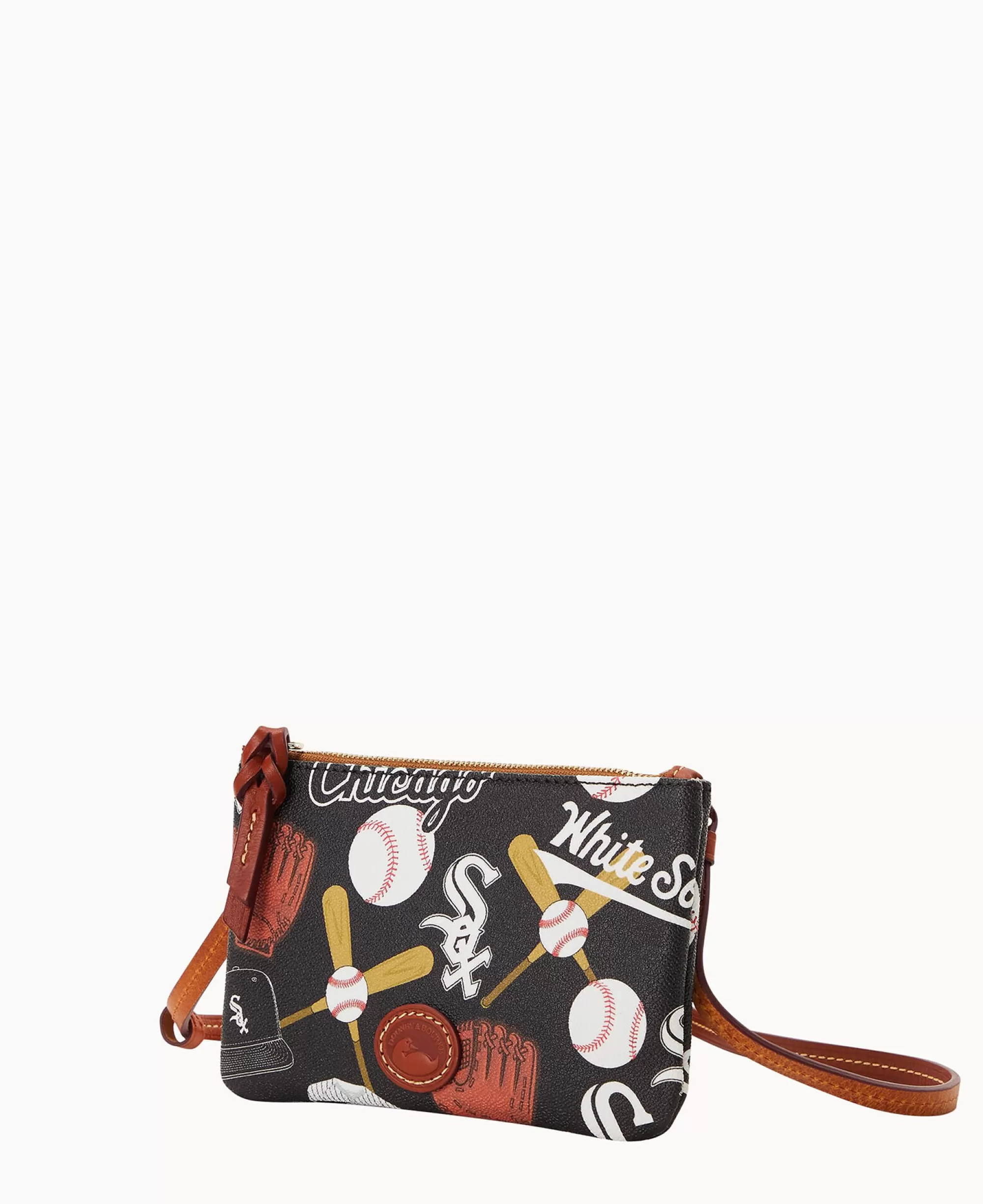 Dooney & Bourke Game Day Ready | Printed Fabric^MLB Top Zip Crossbody