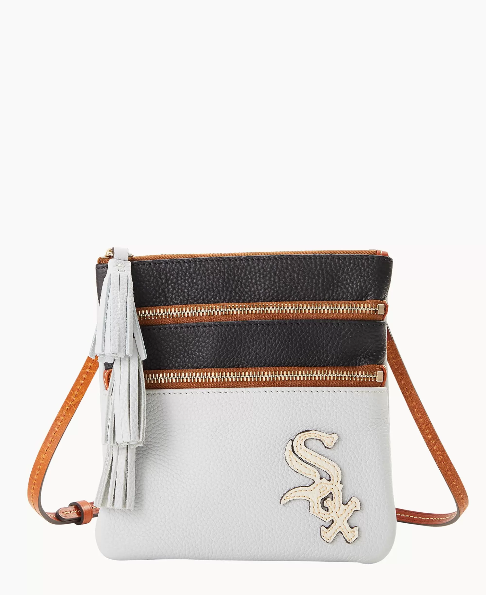 Dooney & Bourke Game Day Ready | Printed Fabric^MLB Triple Zip Crossbody