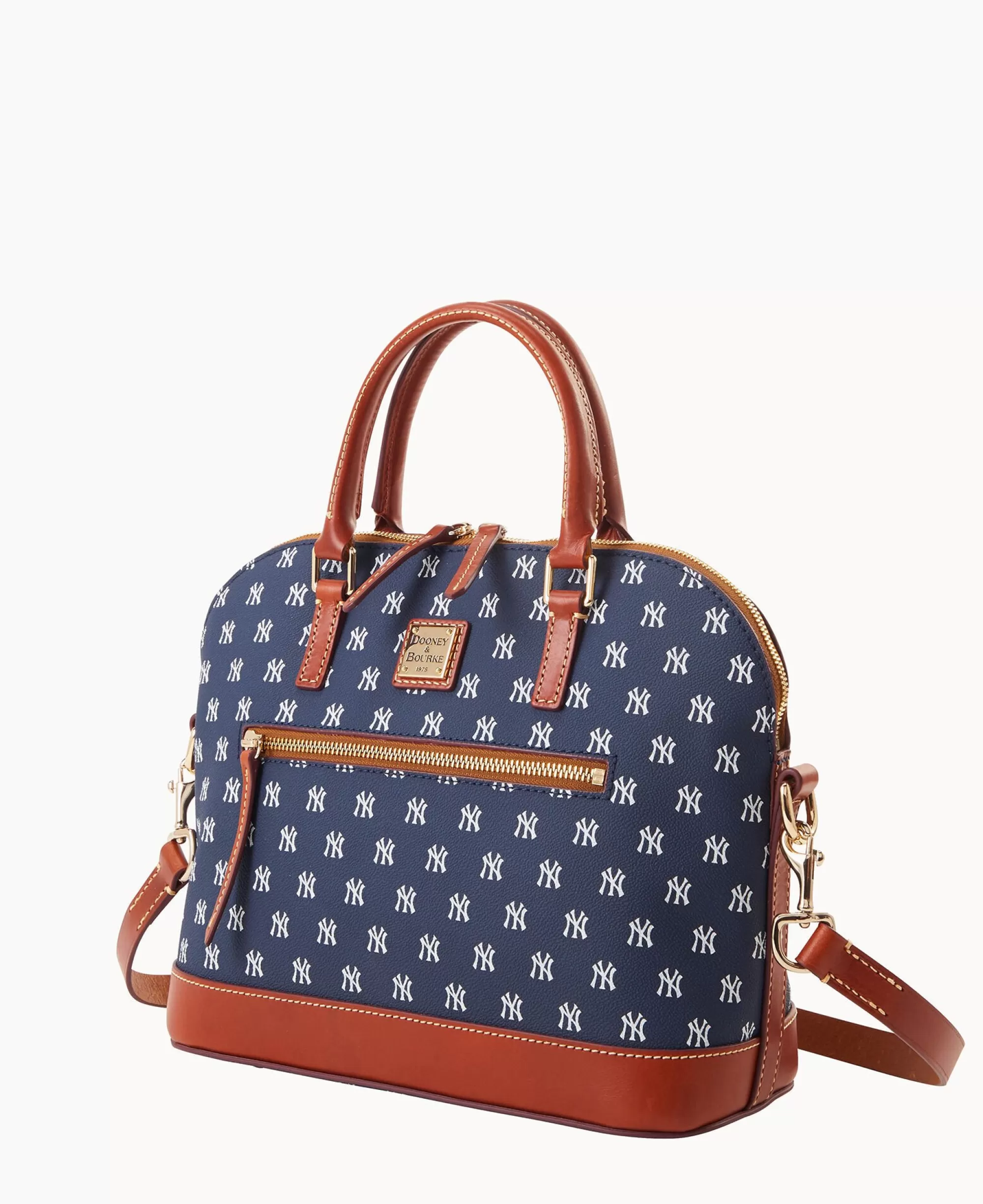 Dooney & Bourke Game Day Ready | Printed Fabric^MLB Domed Zip Satchel