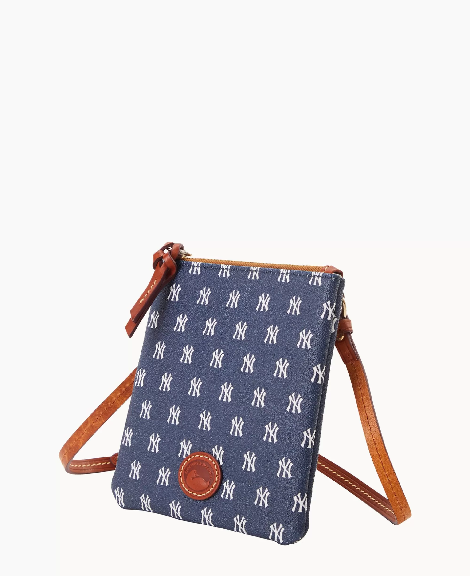 Dooney & Bourke Game Day Ready | Printed Fabric^MLB Small North South Top Zip Crossbody