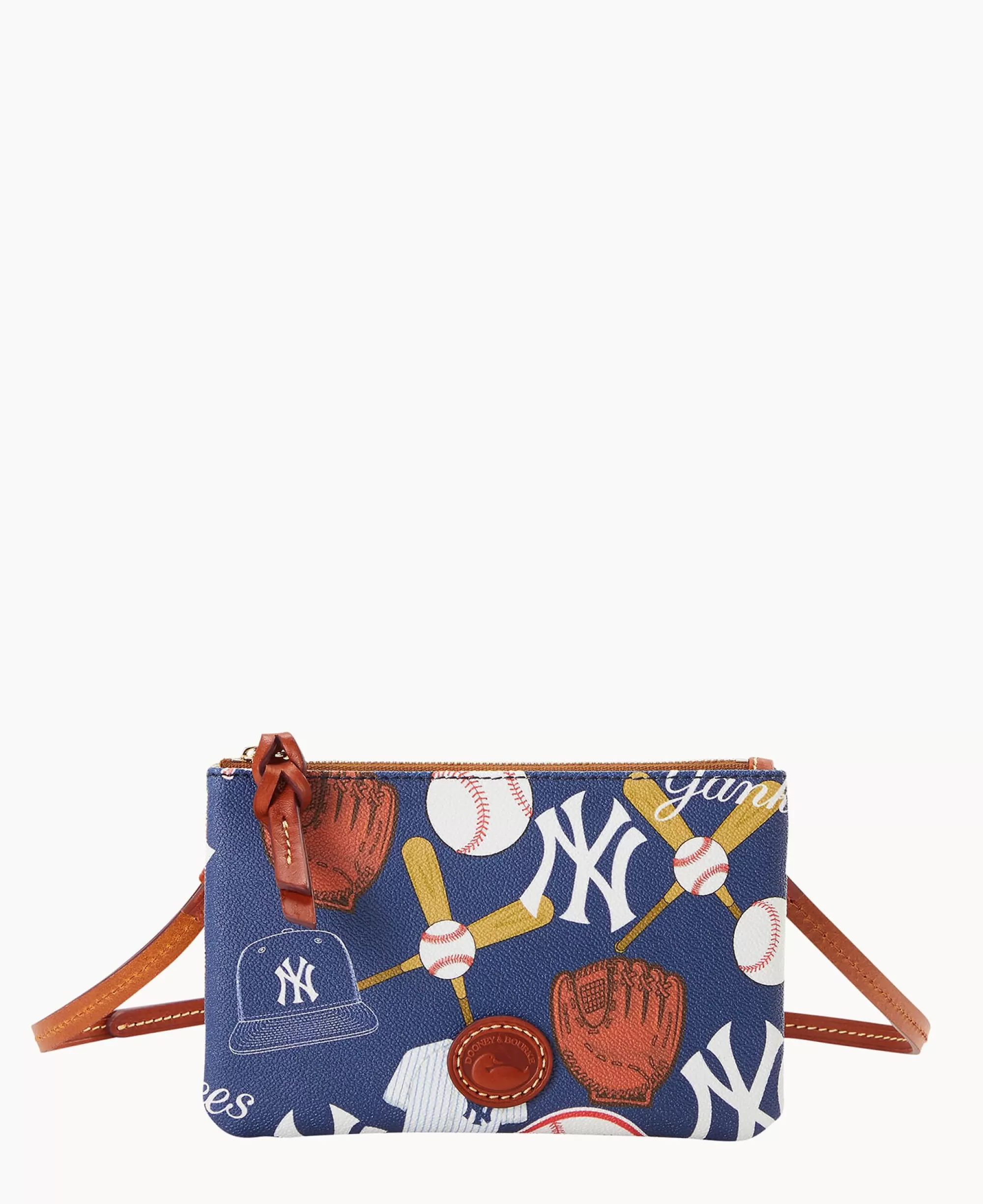 Dooney & Bourke Game Day Ready | Printed Fabric^MLB Top Zip Crossbody