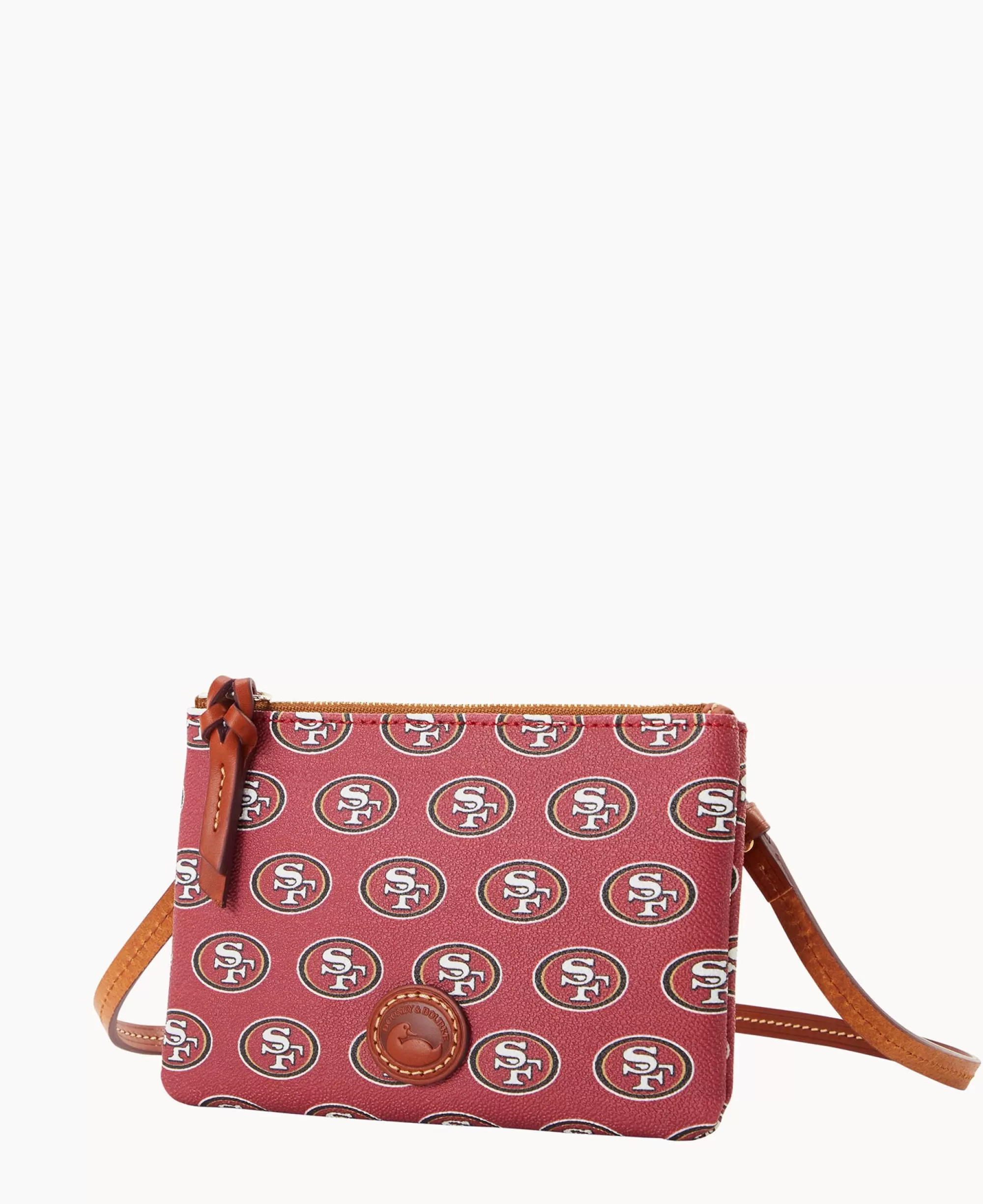 Dooney & Bourke Game Day Ready | Printed Fabric^NFL Top Zip Crossbody