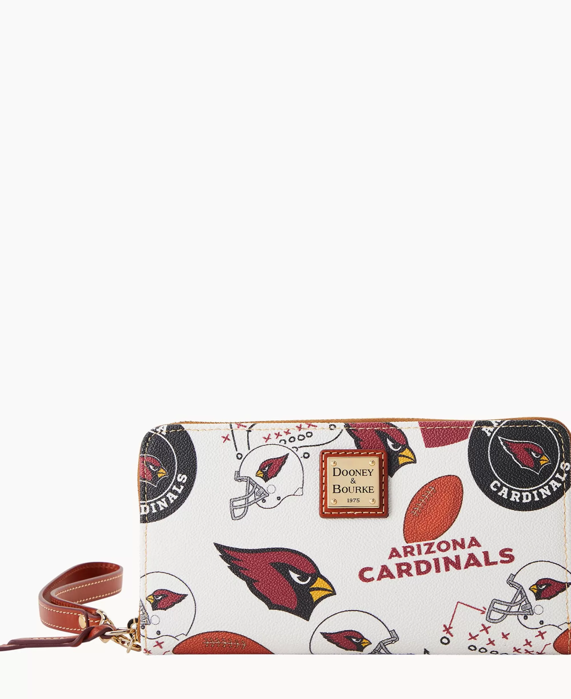 Dooney & Bourke Grab and Go | Wristlets^NFL AZ Large Zip Around Wristlet