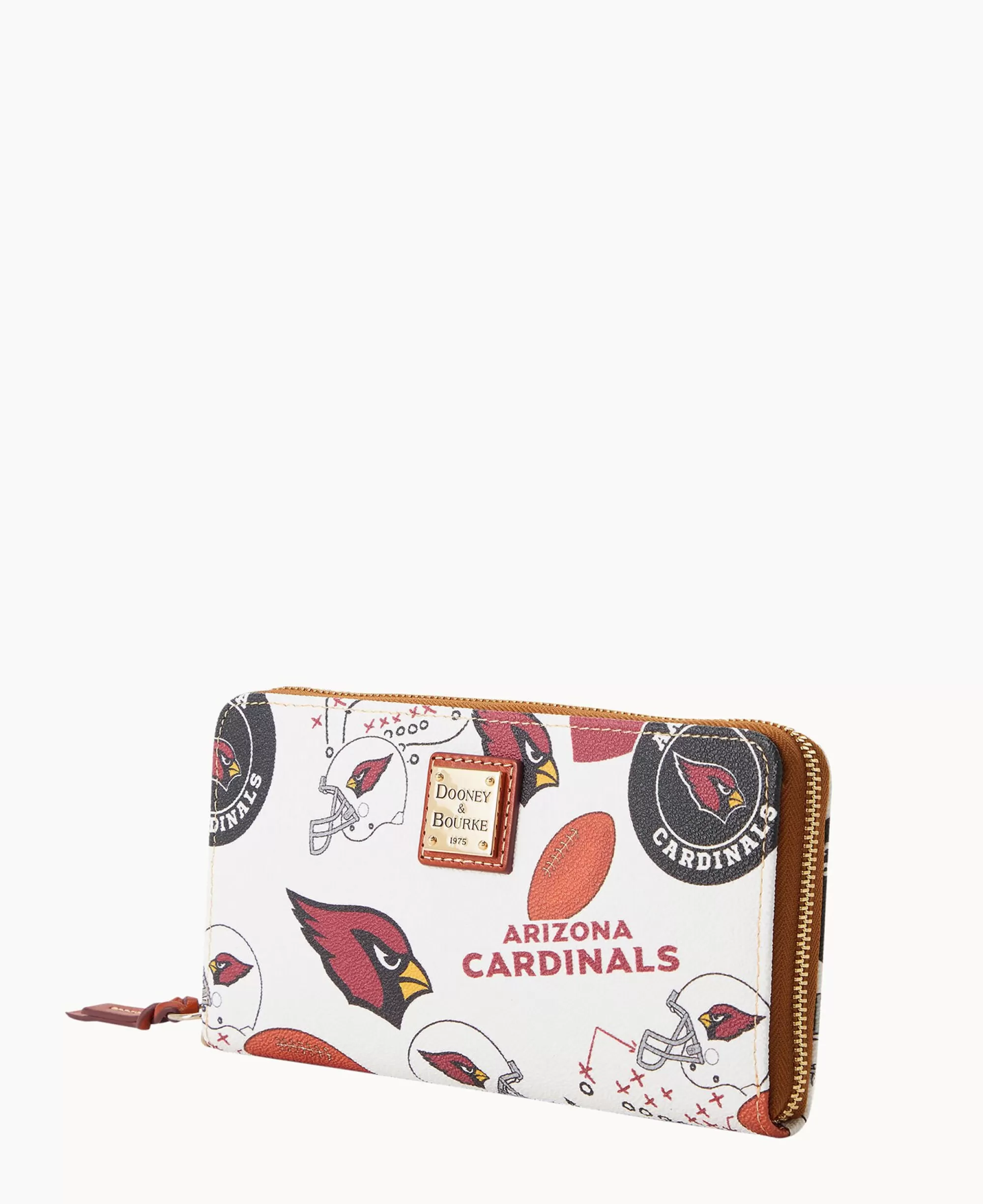 Dooney & Bourke Grab and Go | Wristlets^NFL AZ Large Zip Around Wristlet