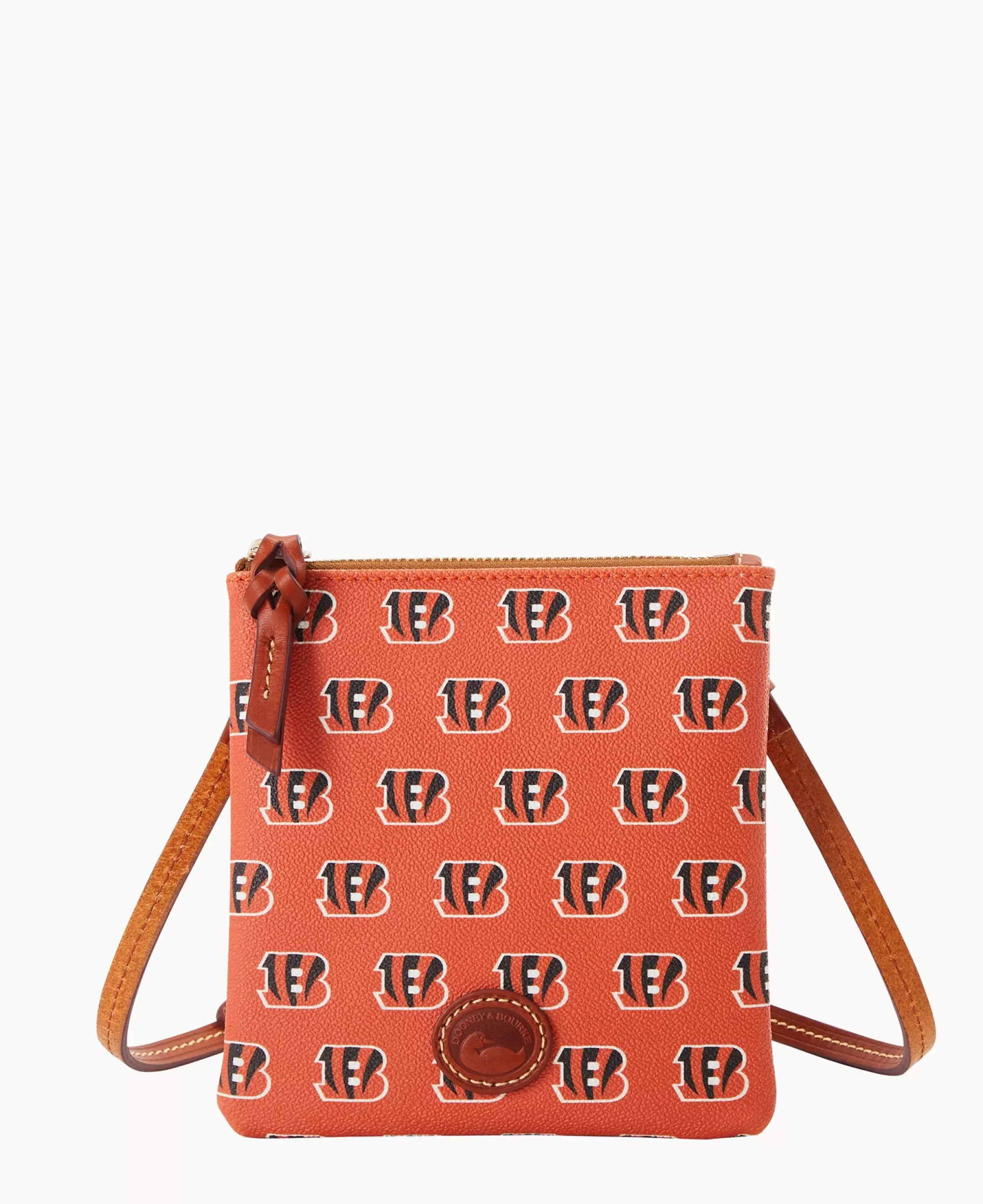 Dooney & Bourke Game Day Ready | Printed Fabric^NFL Small North South Top Zip Crossbody