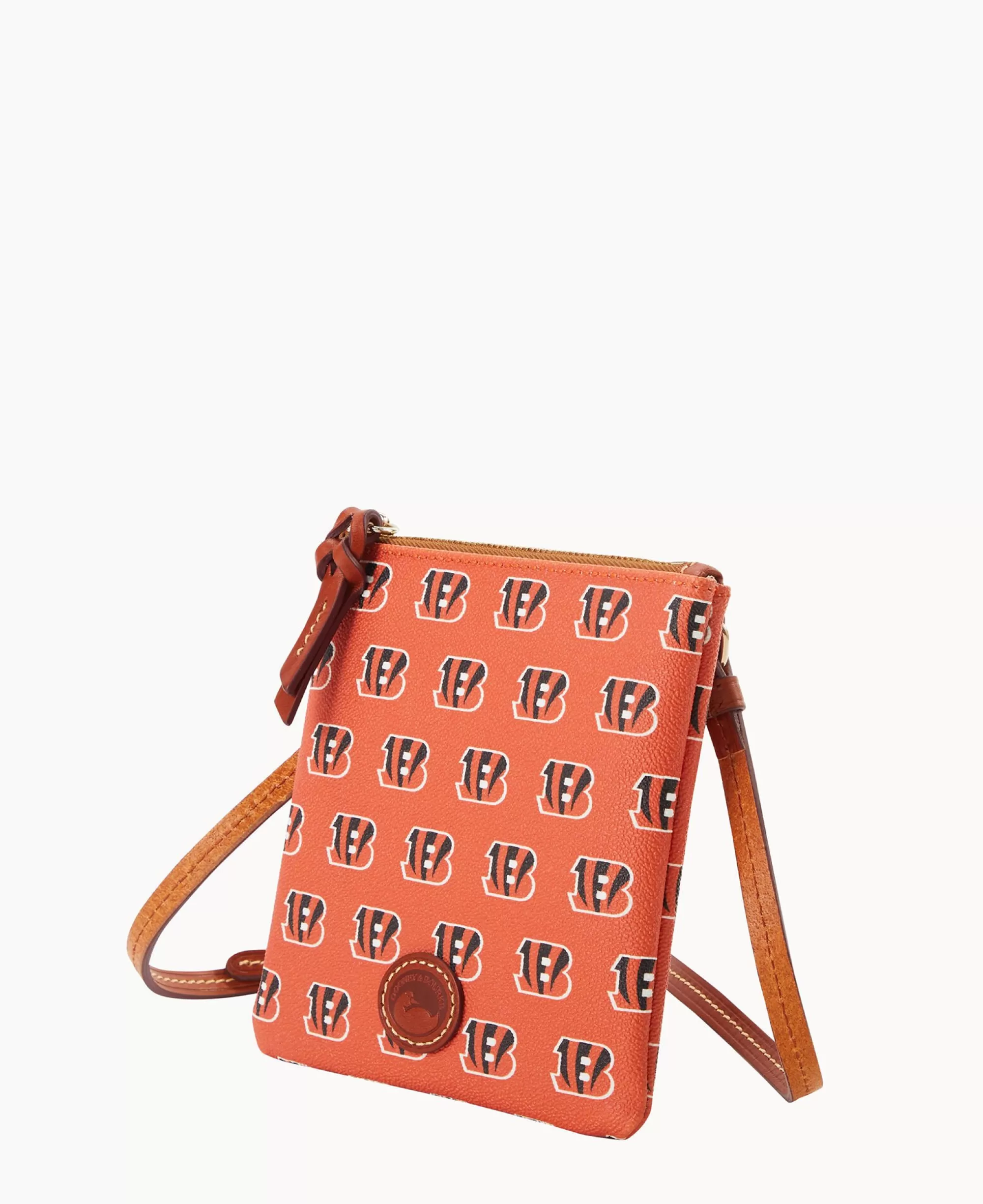 Dooney & Bourke Game Day Ready | Printed Fabric^NFL Small North South Top Zip Crossbody