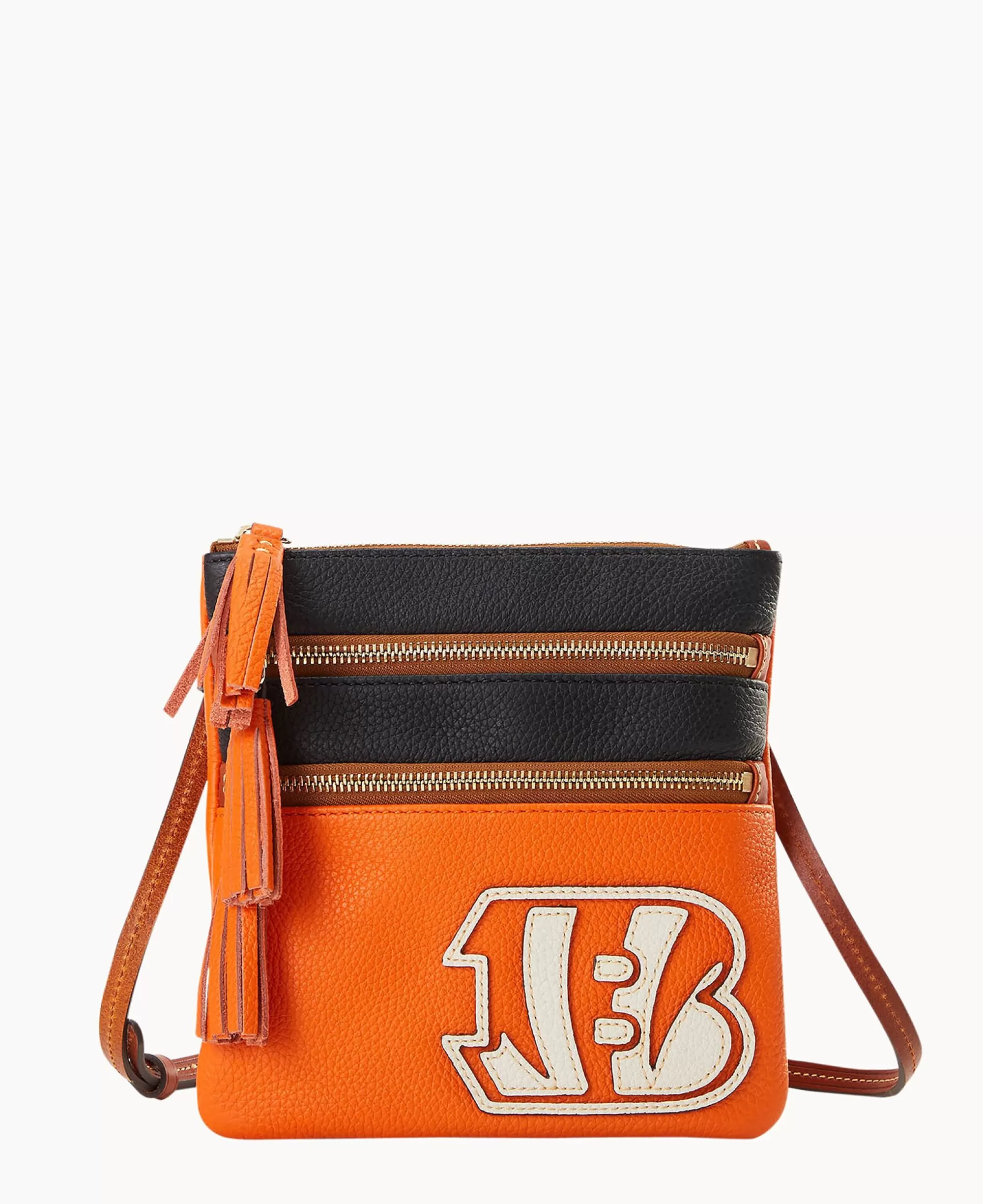 Dooney & Bourke Game Day Ready | Printed Fabric^NFL Triple Zip Crossbody