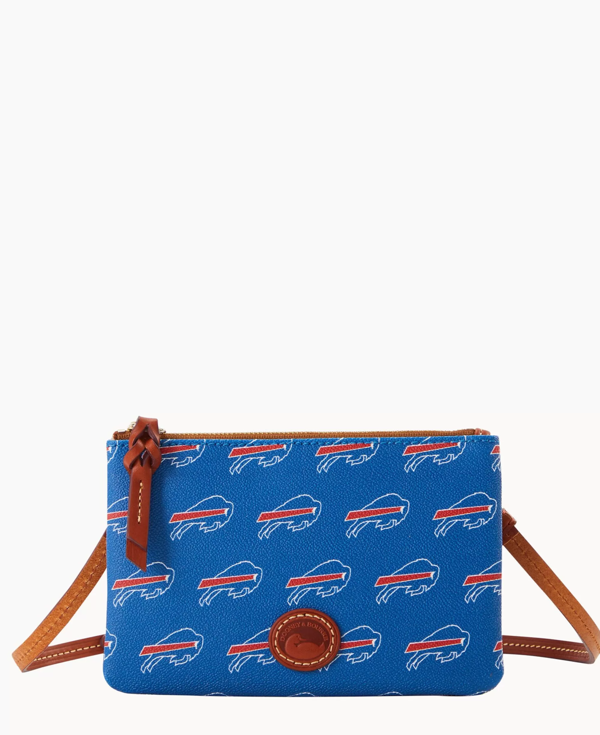 Dooney & Bourke Game Day Ready | Printed Fabric^NFL Top Zip Crossbody