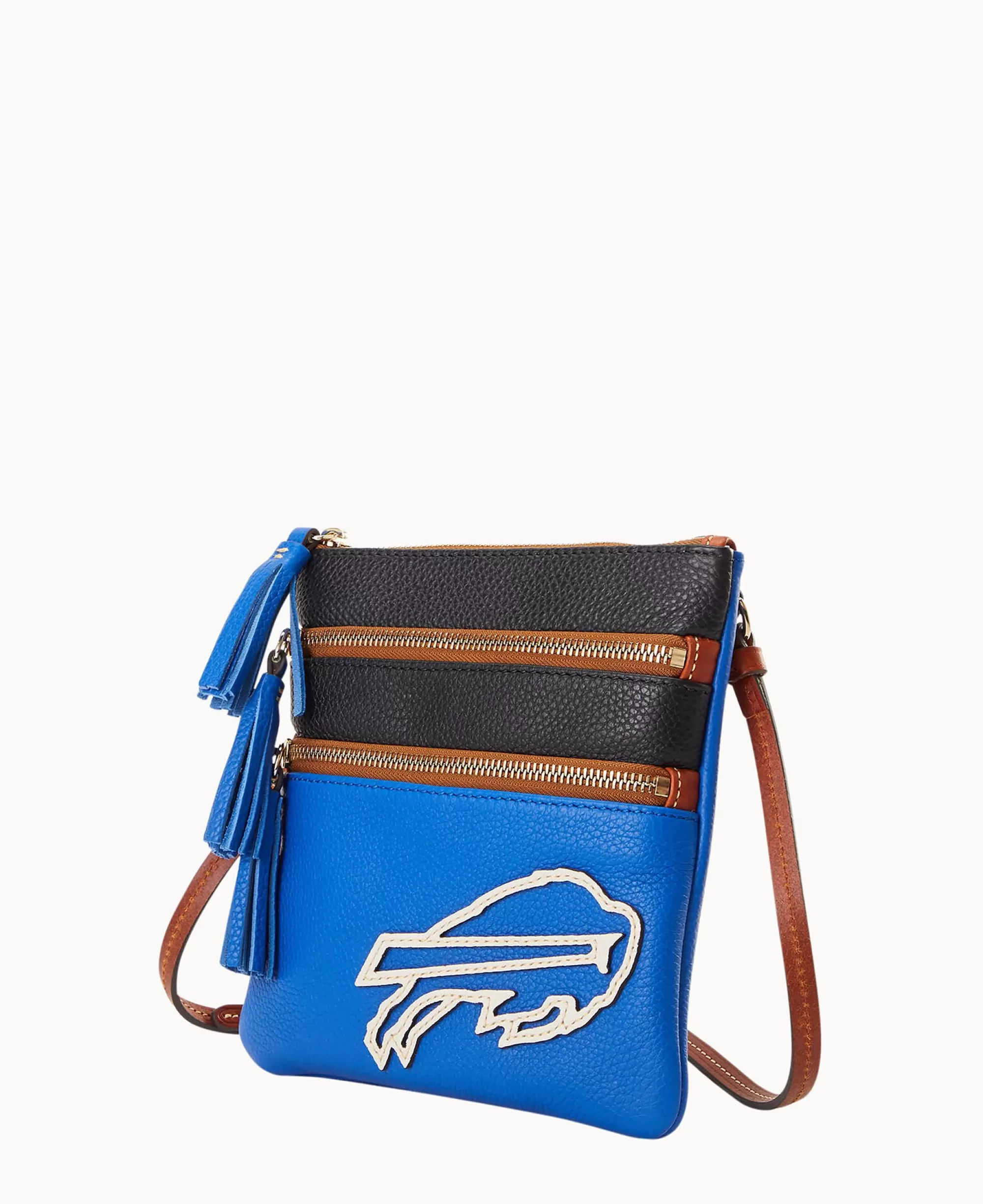 Dooney & Bourke Game Day Ready | Printed Fabric^NFL Triple Zip Crossbody