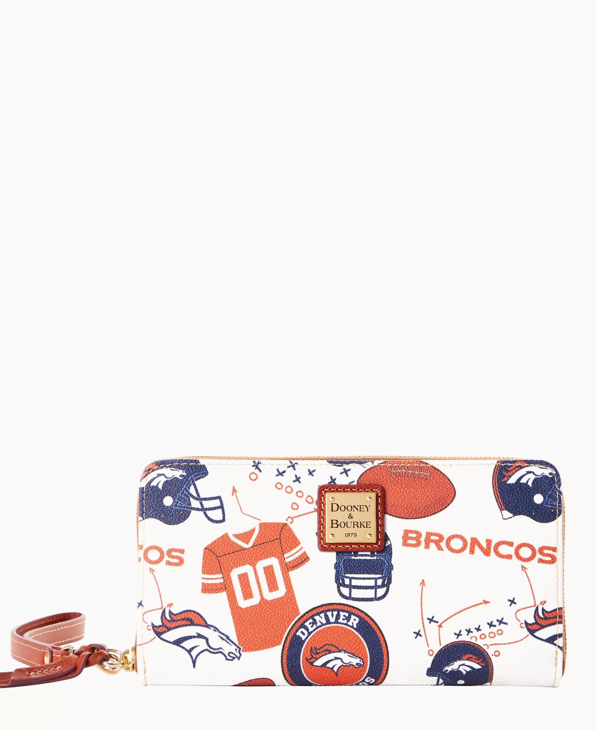 Dooney & Bourke Grab and Go | Wristlets^NFL Large Zip Around Wristlet