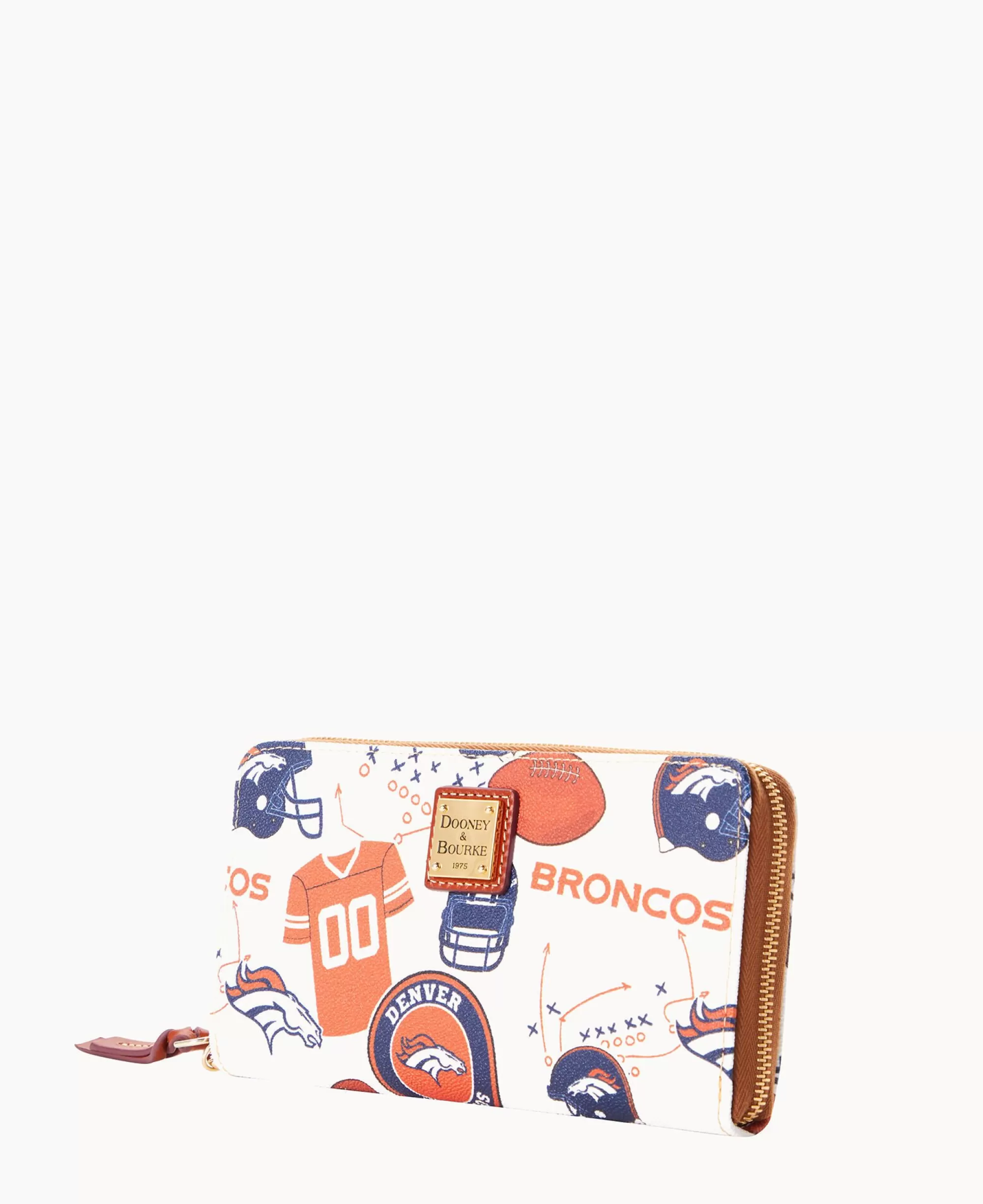 Dooney & Bourke Grab and Go | Wristlets^NFL Large Zip Around Wristlet