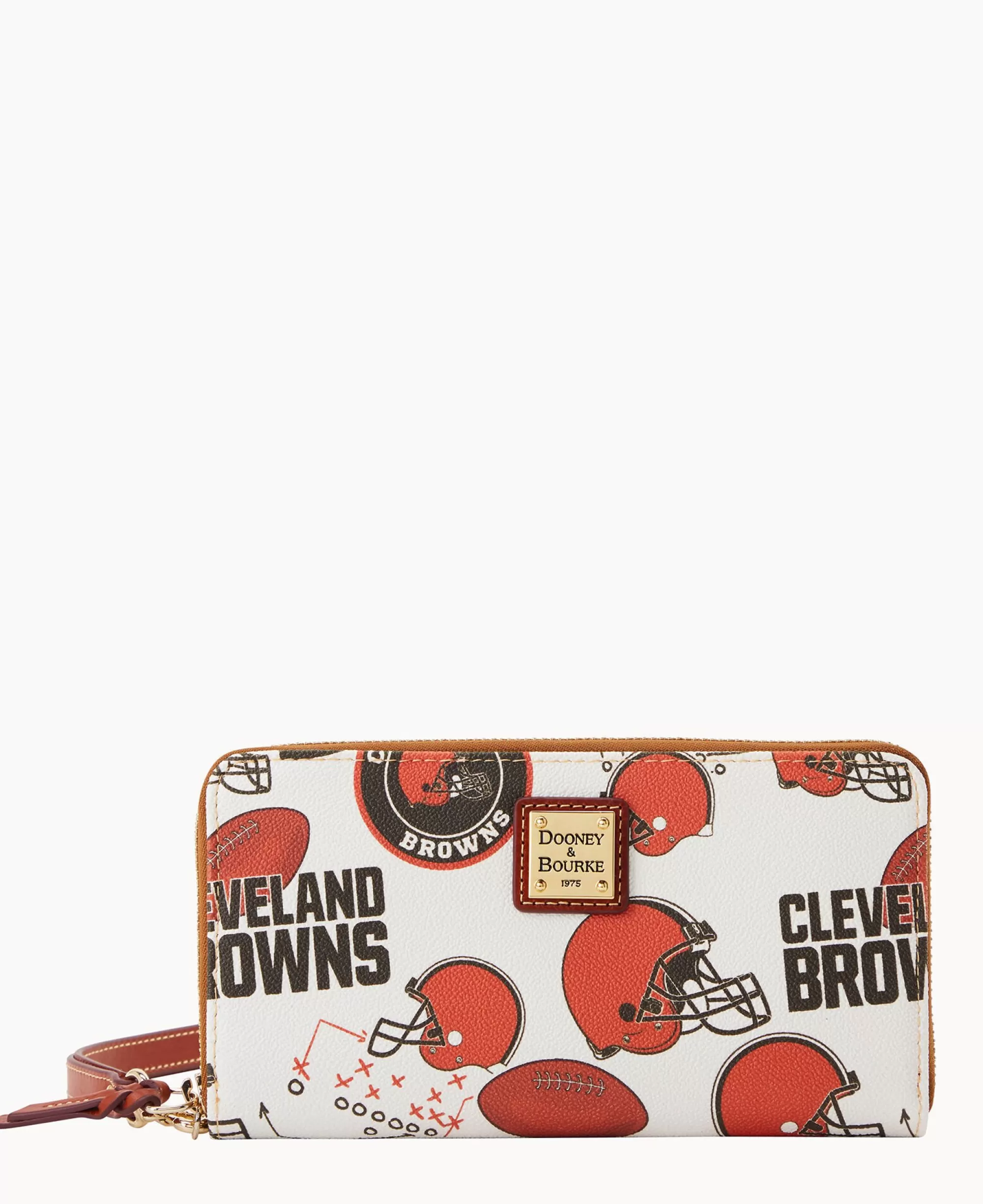 Dooney & Bourke Grab and Go | Wristlets^NFL Large Zip Around Wristlet