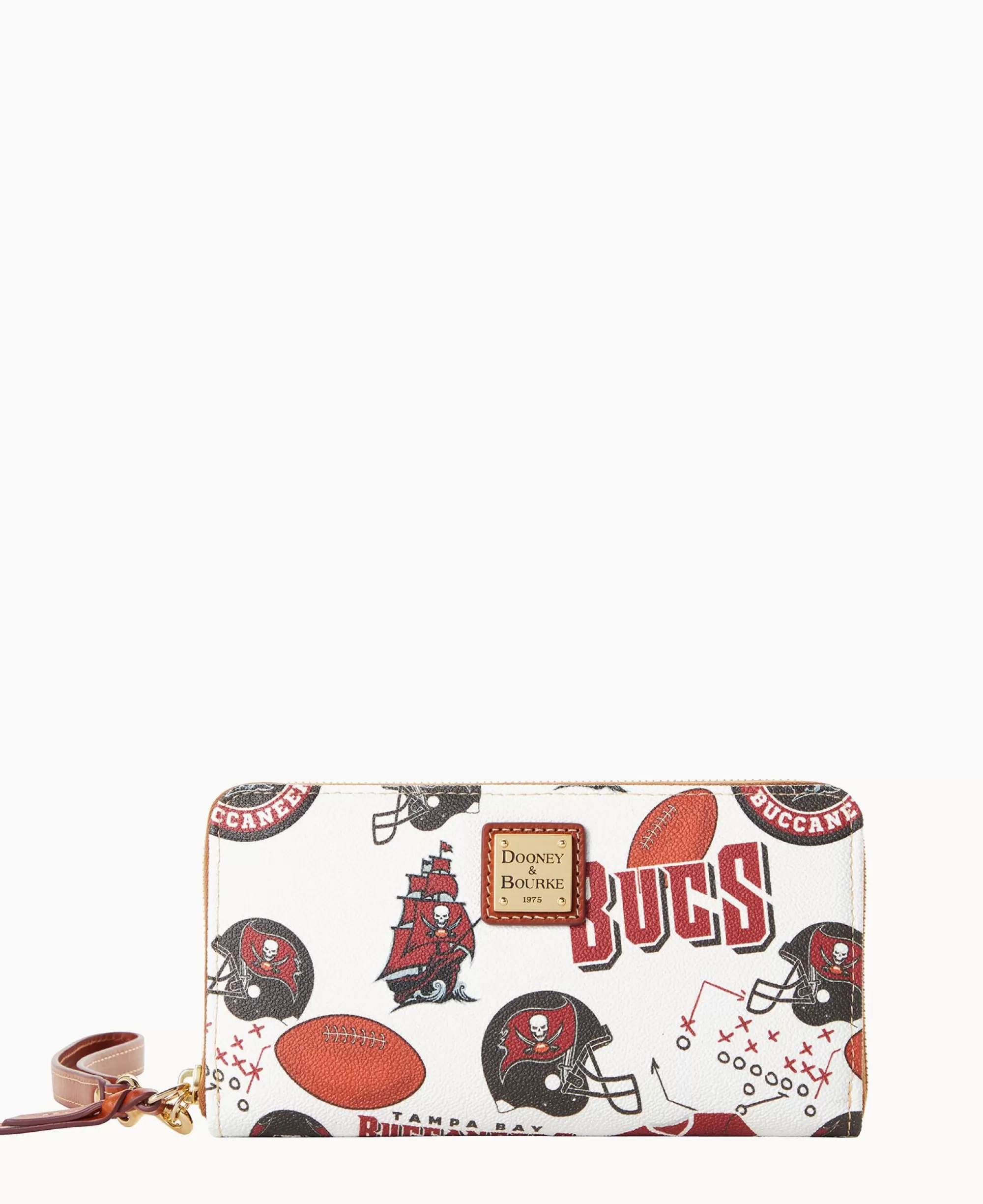 Dooney & Bourke Grab and Go | Wristlets^NFL Large Zip Around Wristlet