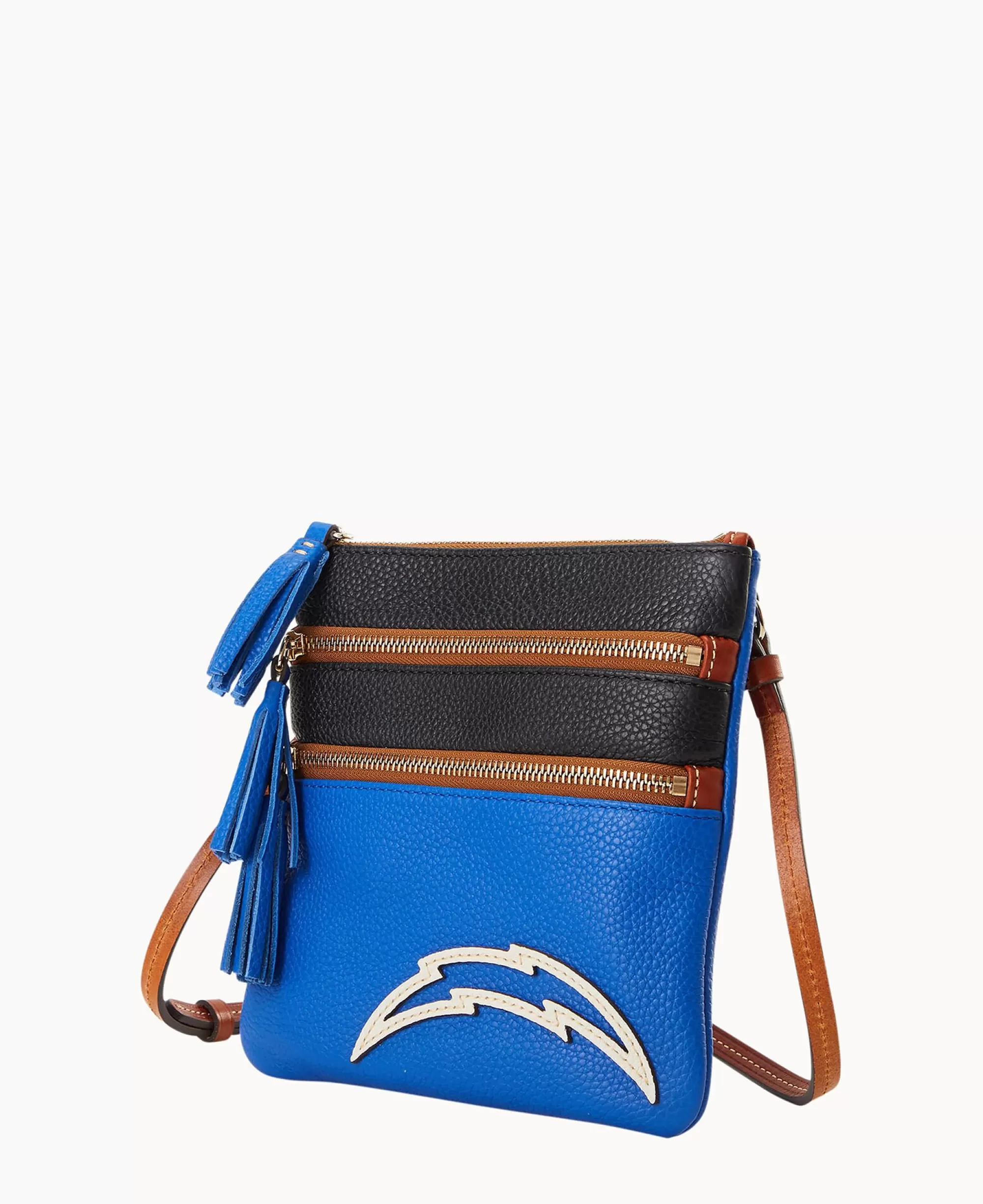 Dooney & Bourke Game Day Ready | Printed Fabric^NFL Triple Zip Crossbody