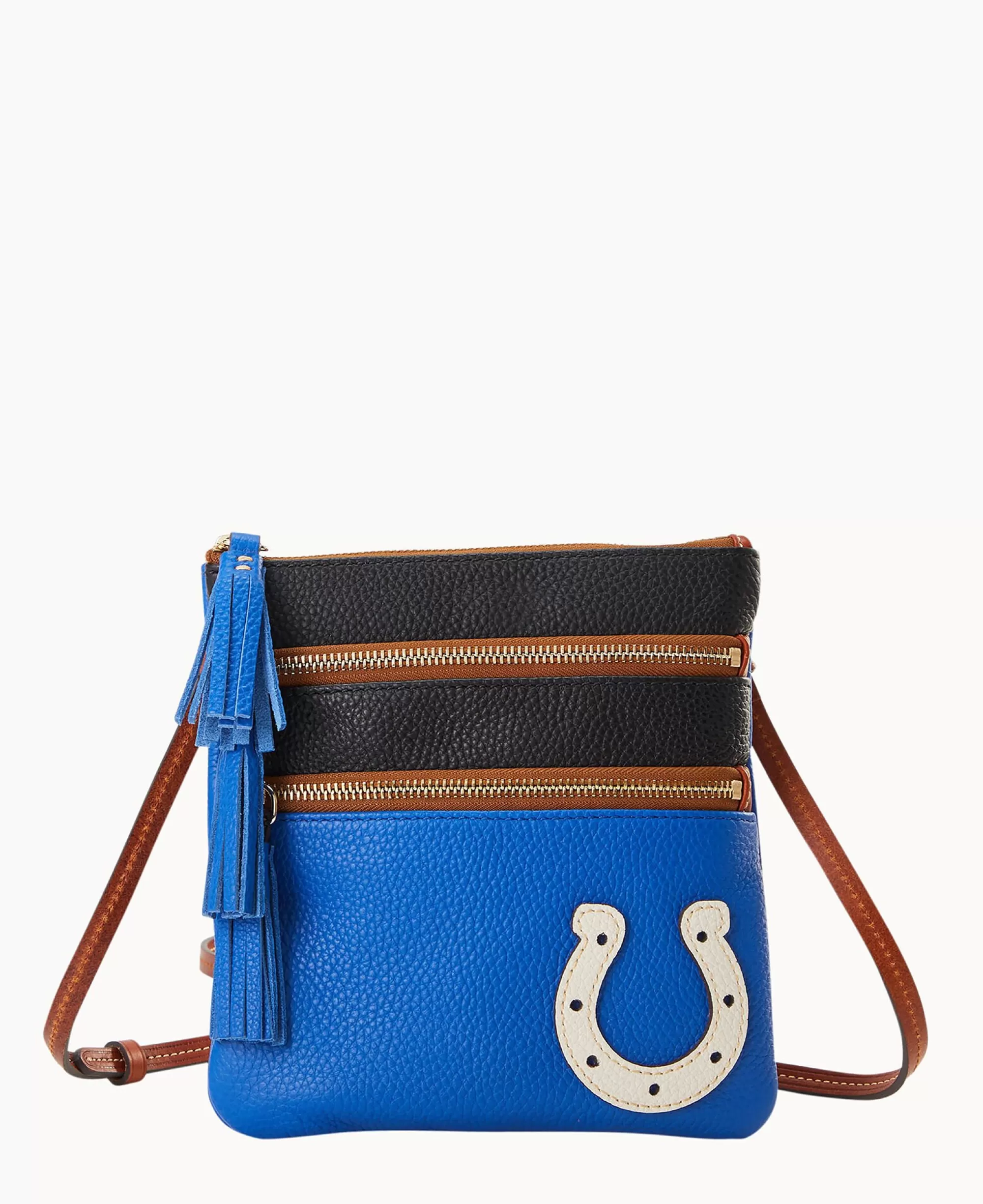 Dooney & Bourke Game Day Ready | Printed Fabric^NFL Triple Zip Crossbody