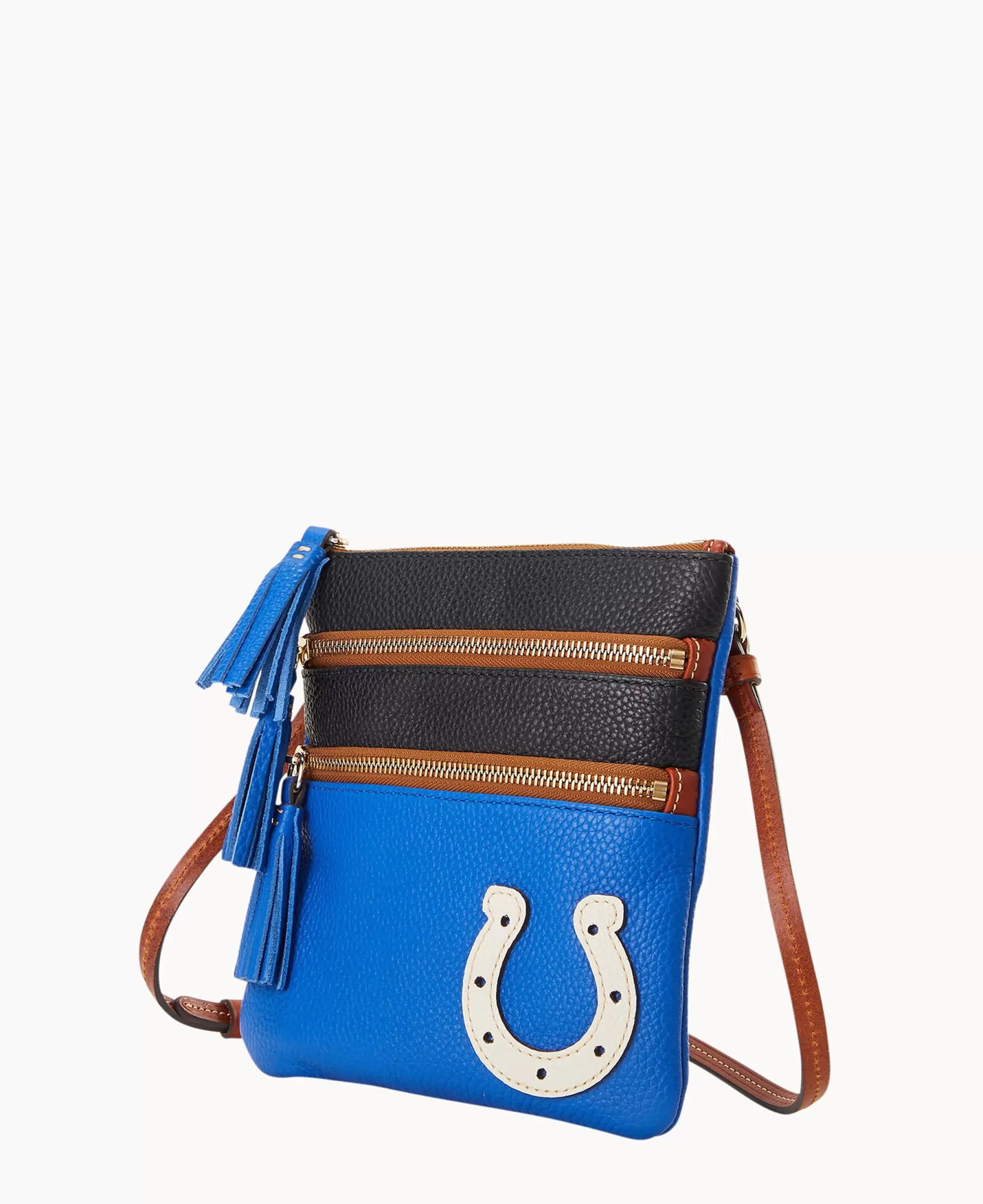 Dooney & Bourke Game Day Ready | Printed Fabric^NFL Triple Zip Crossbody