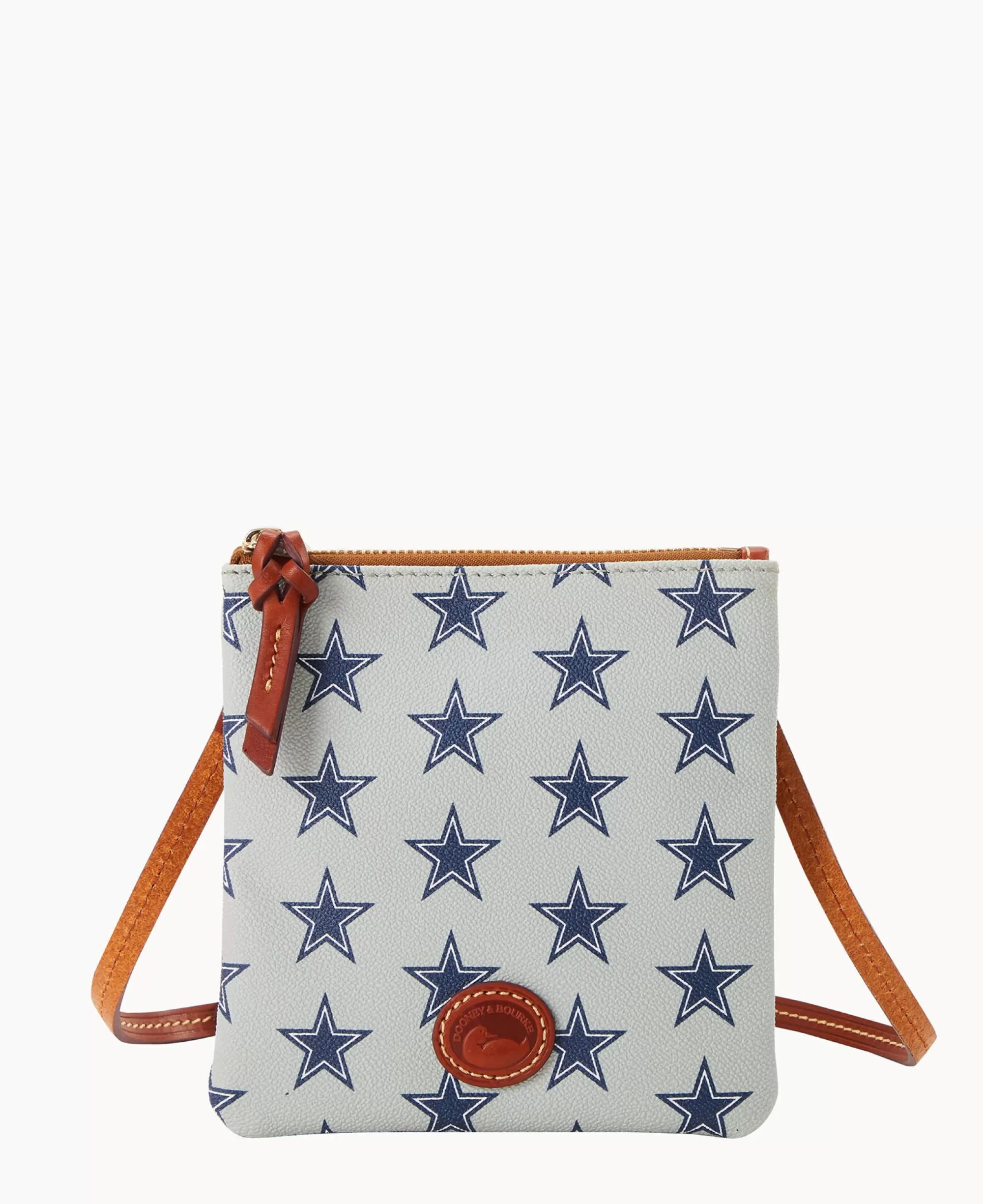 Dooney & Bourke Game Day Ready | Printed Fabric^NFL Small North South Top Zip Crossbody