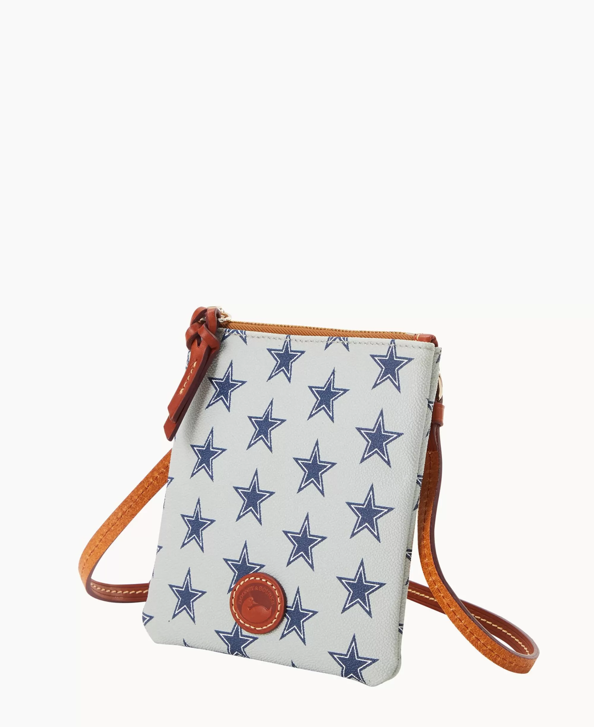 Dooney & Bourke Game Day Ready | Printed Fabric^NFL Small North South Top Zip Crossbody