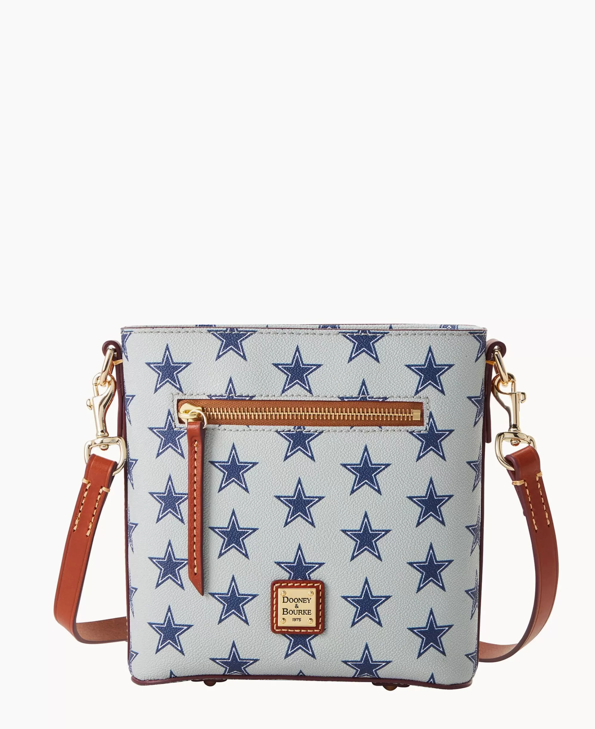 Dooney & Bourke Game Day Ready | Printed Fabric^NFL Small Zip Crossbody