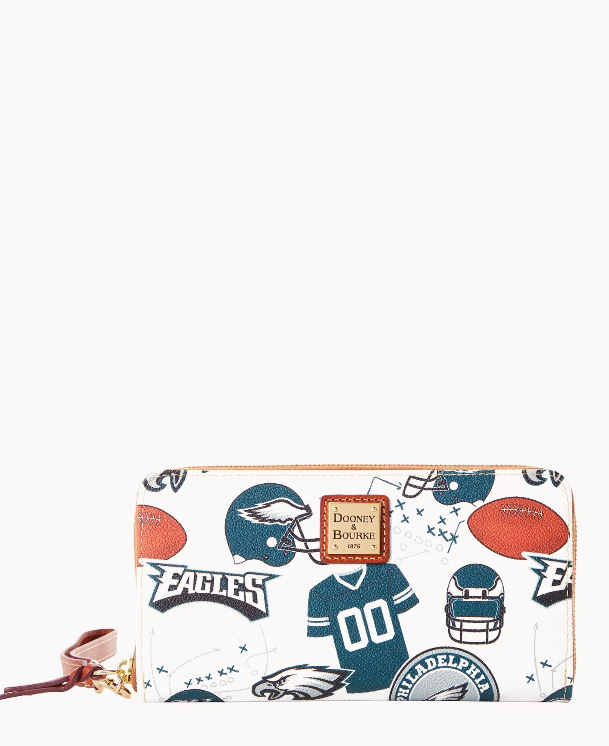 Dooney & Bourke Grab and Go | Wristlets^NFL Large Zip Around Wristlet