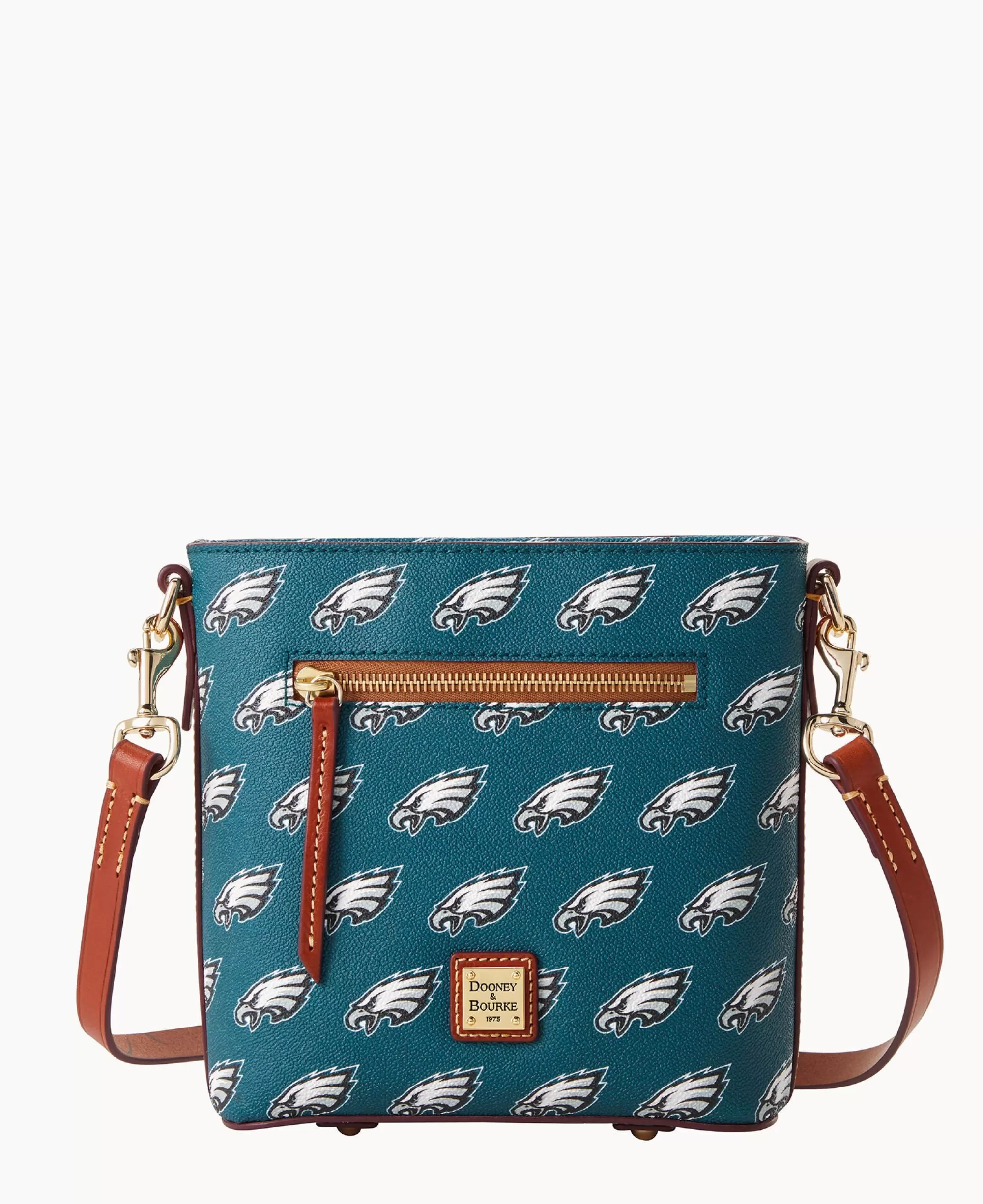 Dooney & Bourke Game Day Ready | Printed Fabric^NFL Small Zip Crossbody