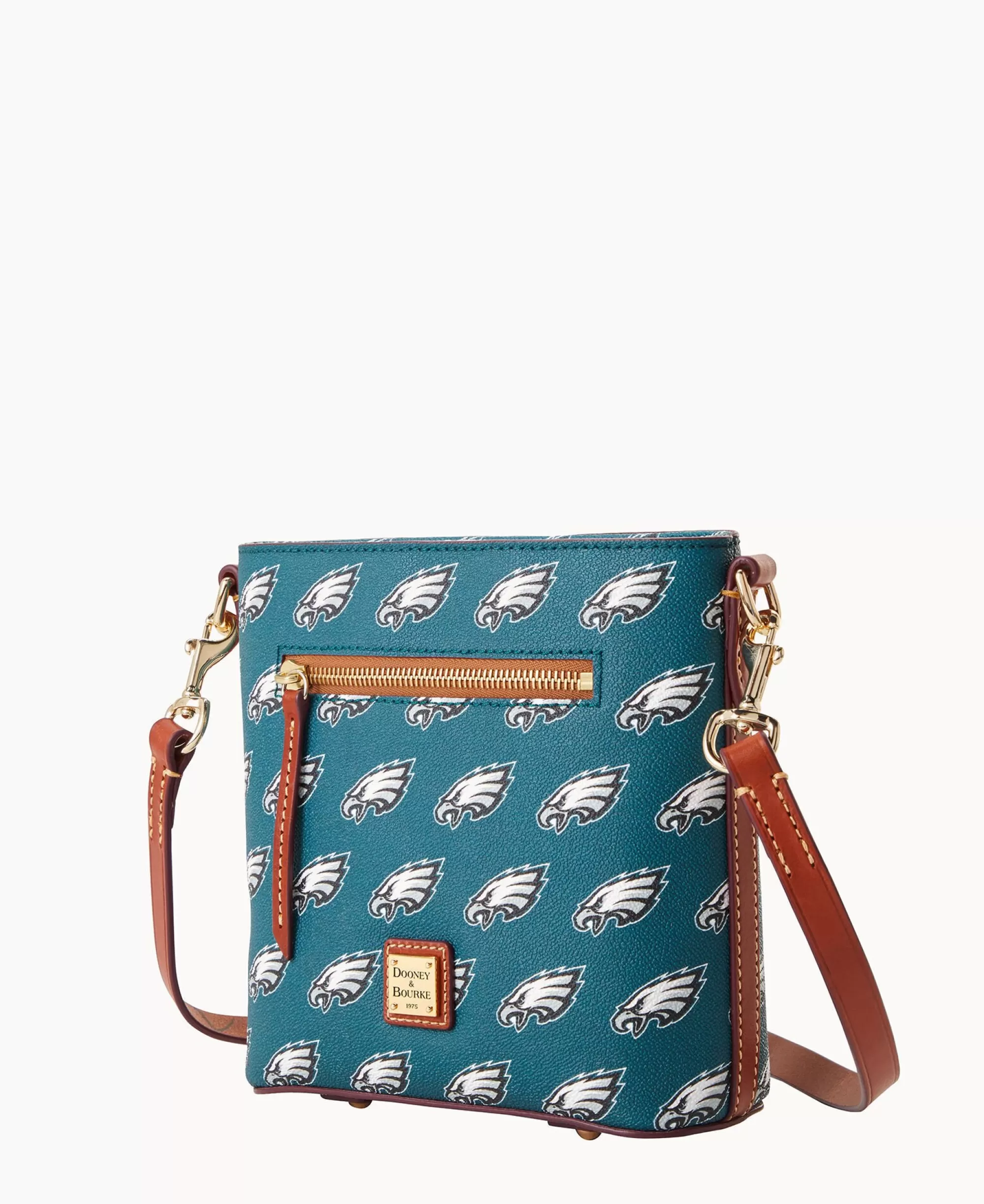 Dooney & Bourke Game Day Ready | Printed Fabric^NFL Small Zip Crossbody