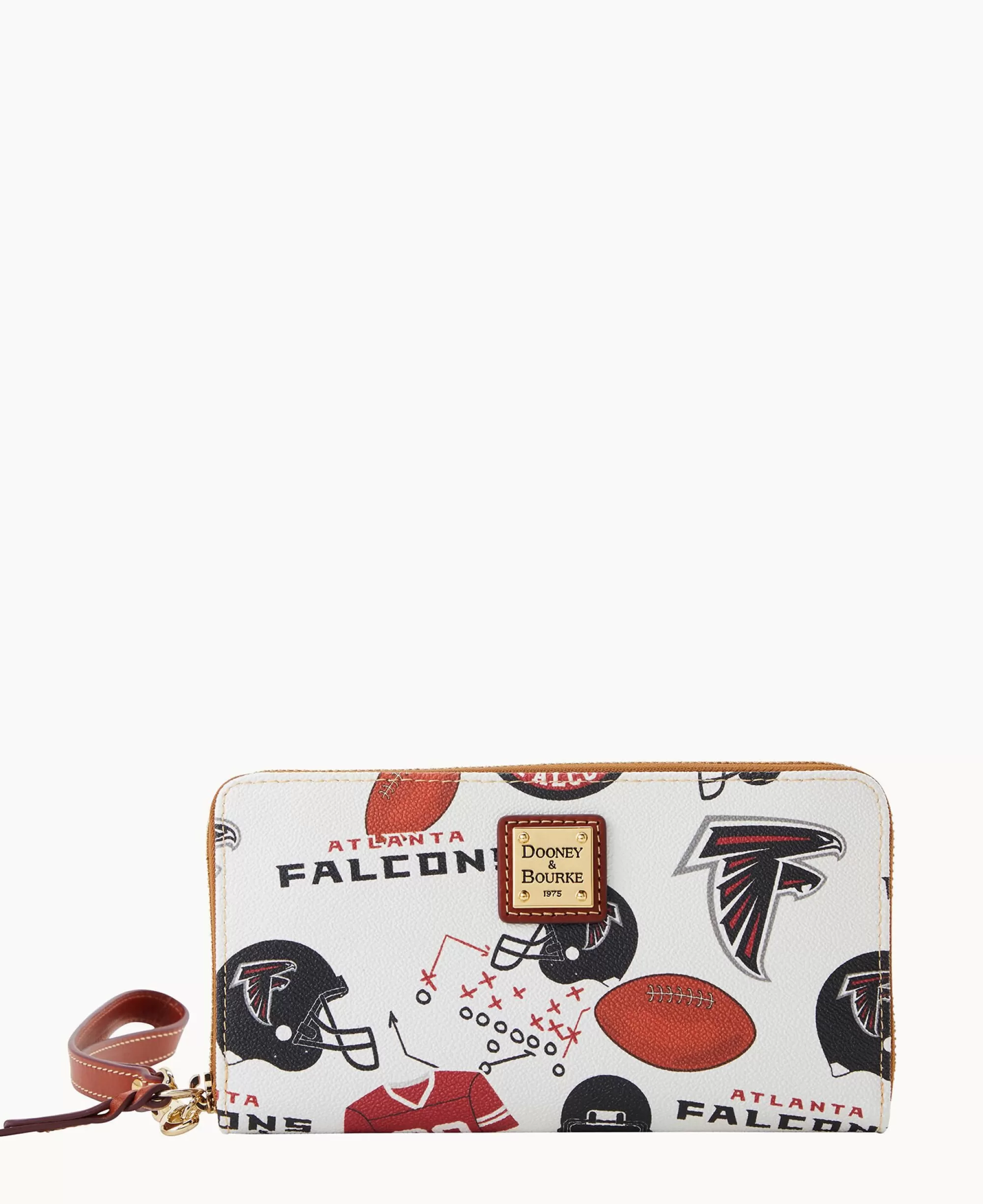 Dooney & Bourke Grab and Go | Wristlets^NFL Large Zip Around Wristlet