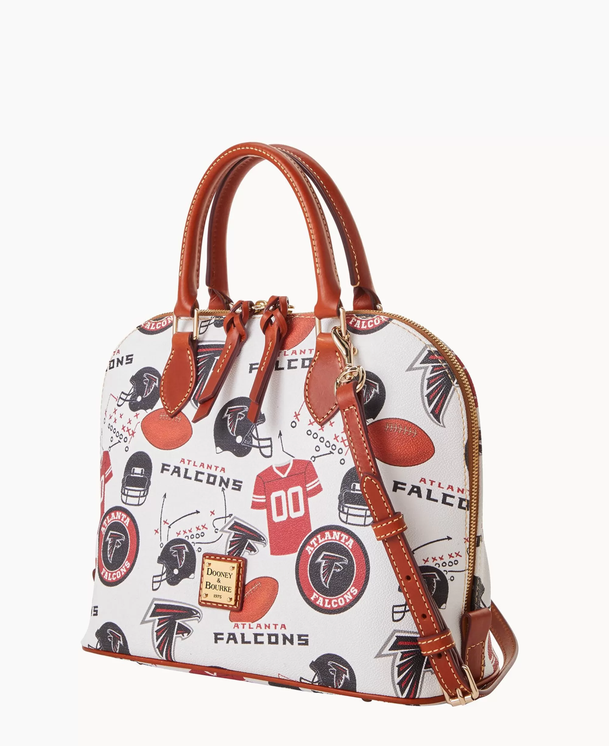 Dooney & Bourke Game Day Ready | Printed Fabric^NFL Zip Zip Satchel