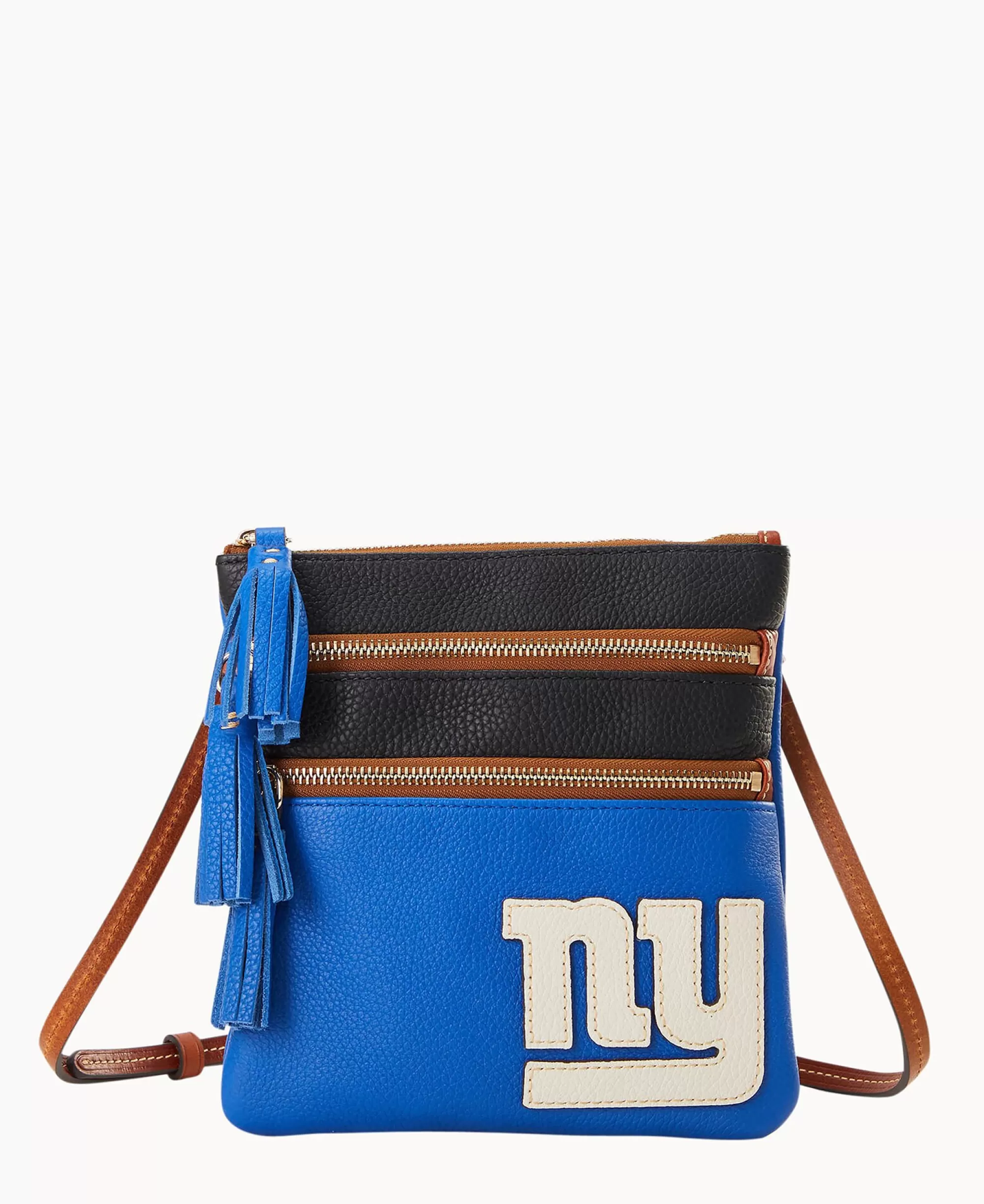 Dooney & Bourke Game Day Ready | Printed Fabric^NFL Triple Zip Crossbody