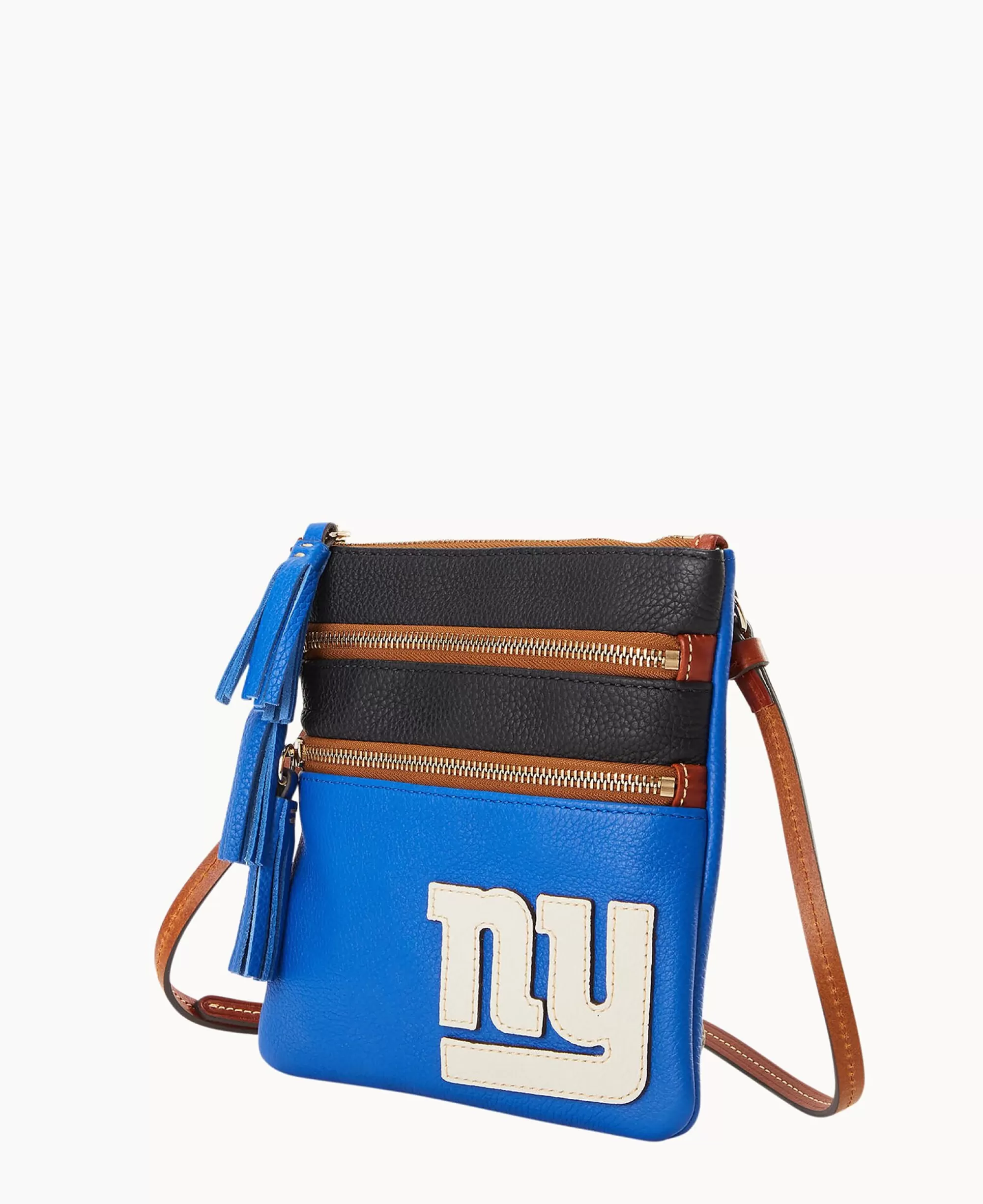 Dooney & Bourke Game Day Ready | Printed Fabric^NFL Triple Zip Crossbody