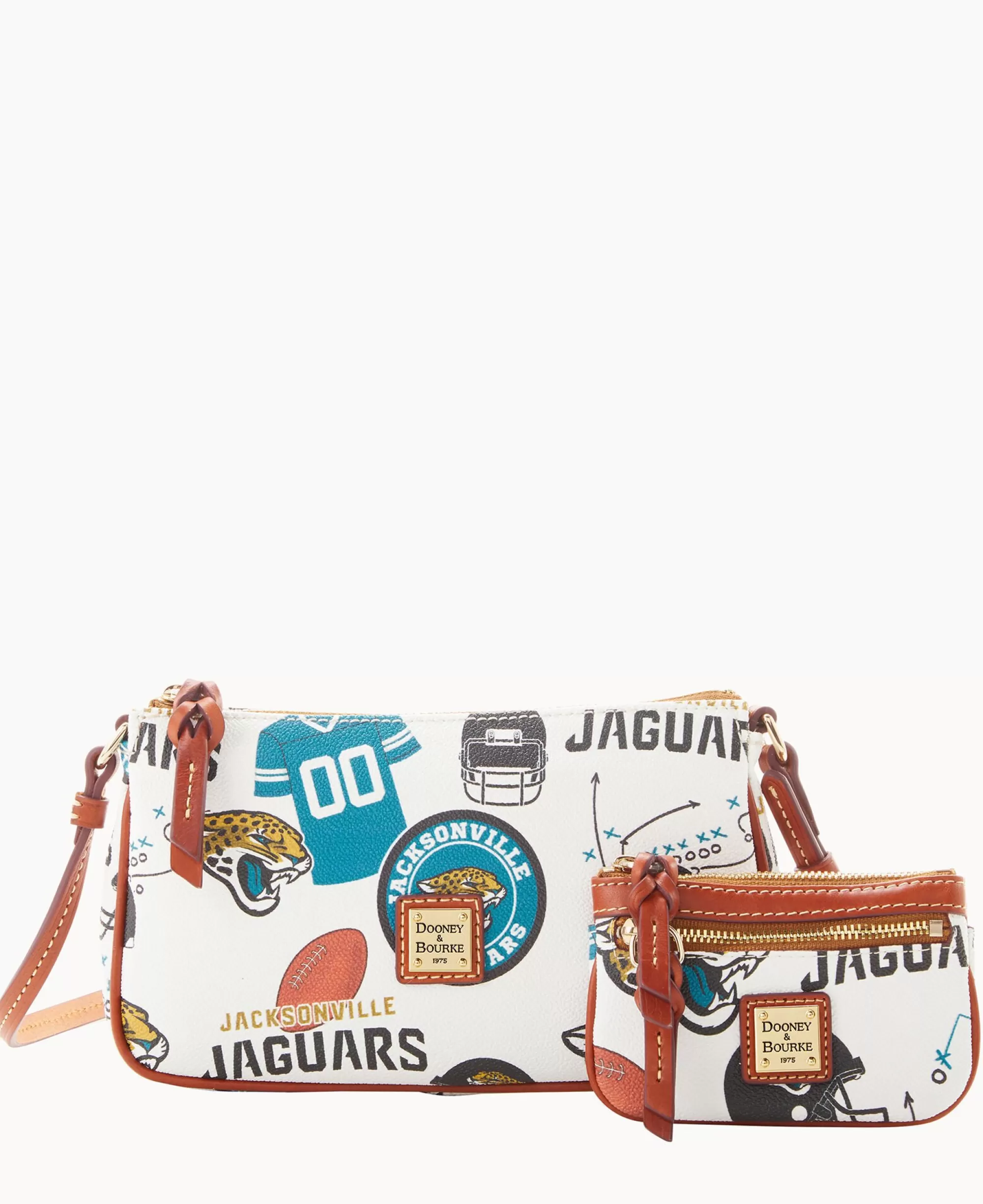 Dooney & Bourke Game Day Ready | Printed Fabric^NFL Lexi Crossbody Sm Coin Case