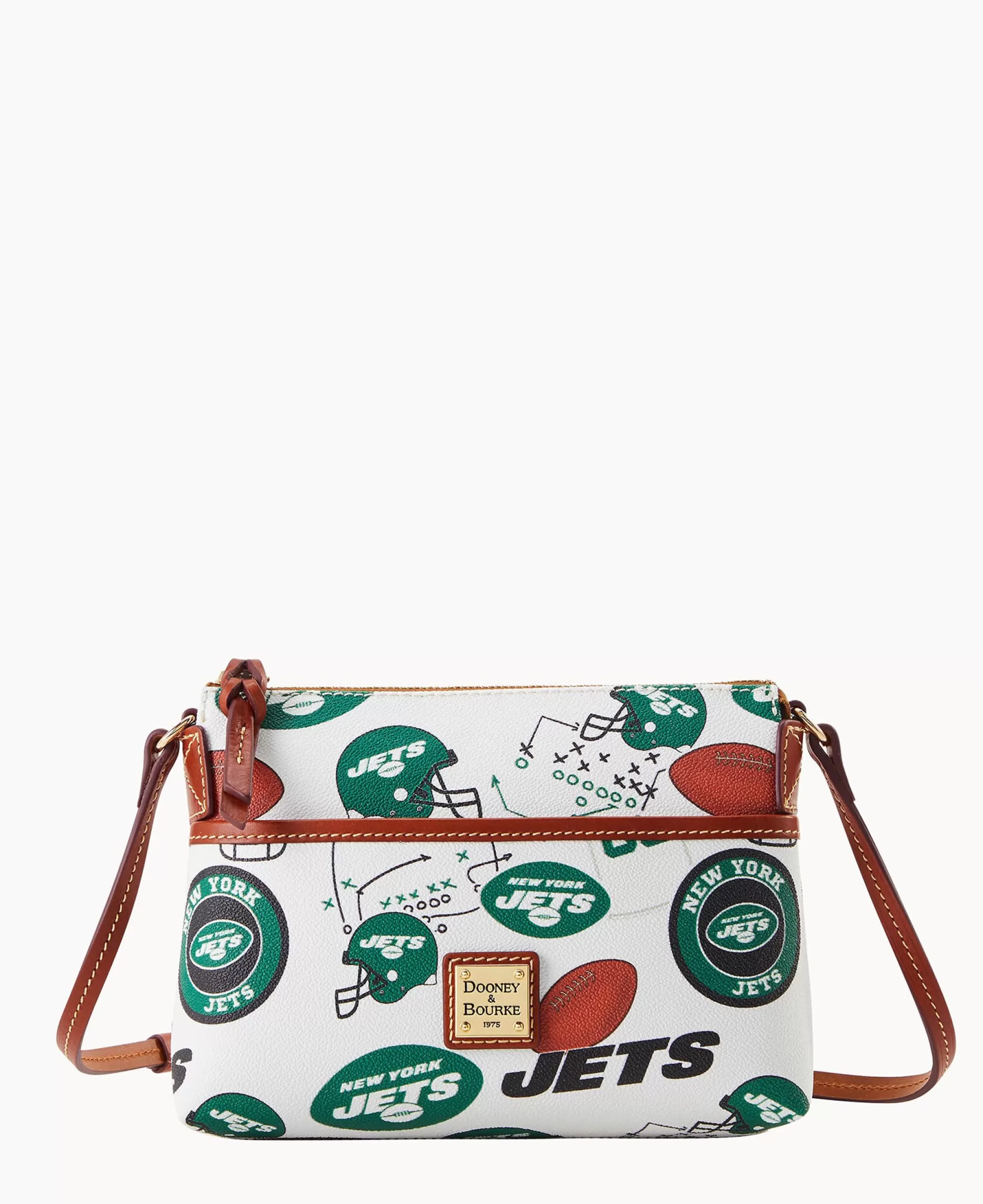 Dooney & Bourke Game Day Ready | Printed Fabric^NFL Jets Ginger Crossbody