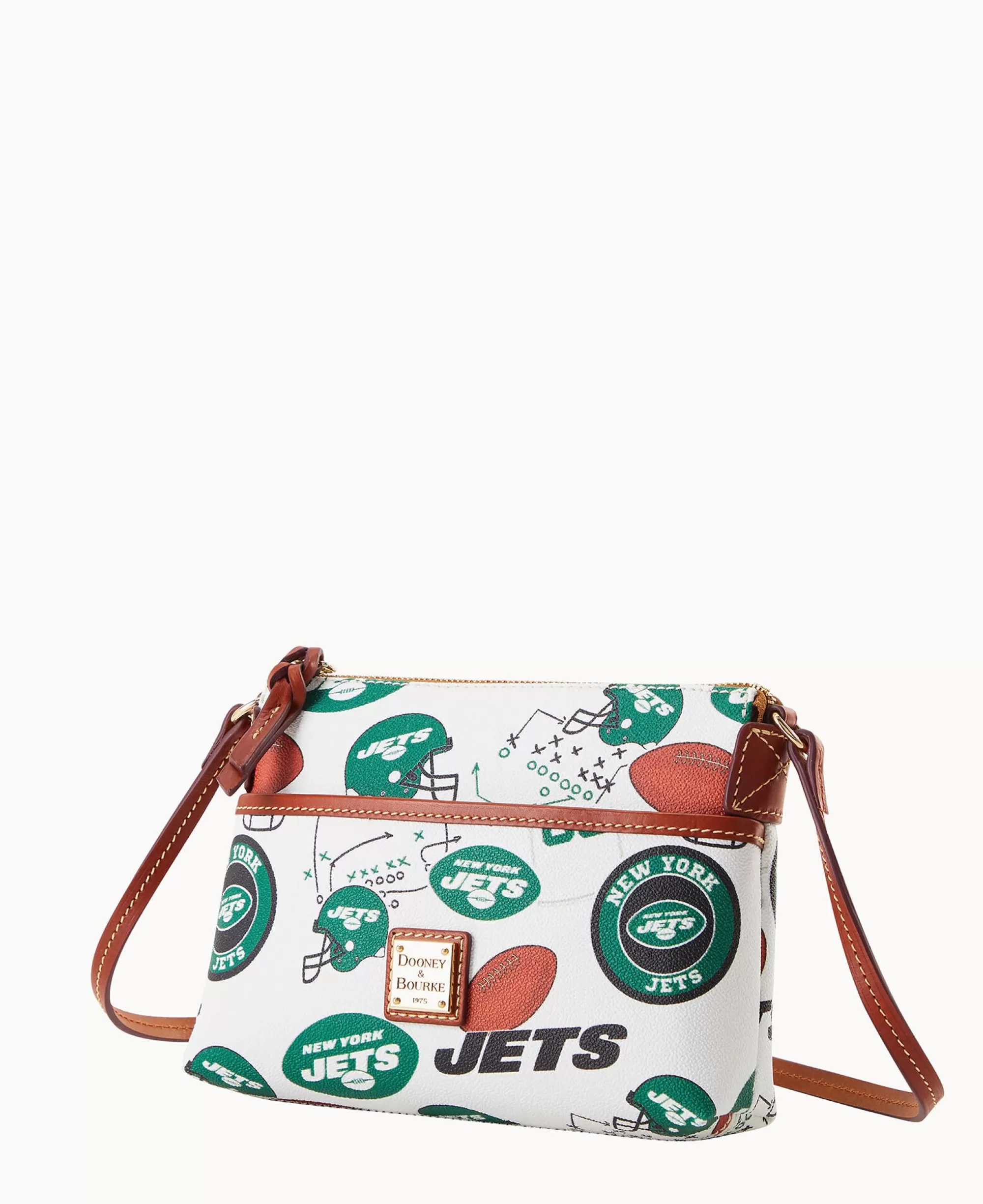 Dooney & Bourke Game Day Ready | Printed Fabric^NFL Jets Ginger Crossbody