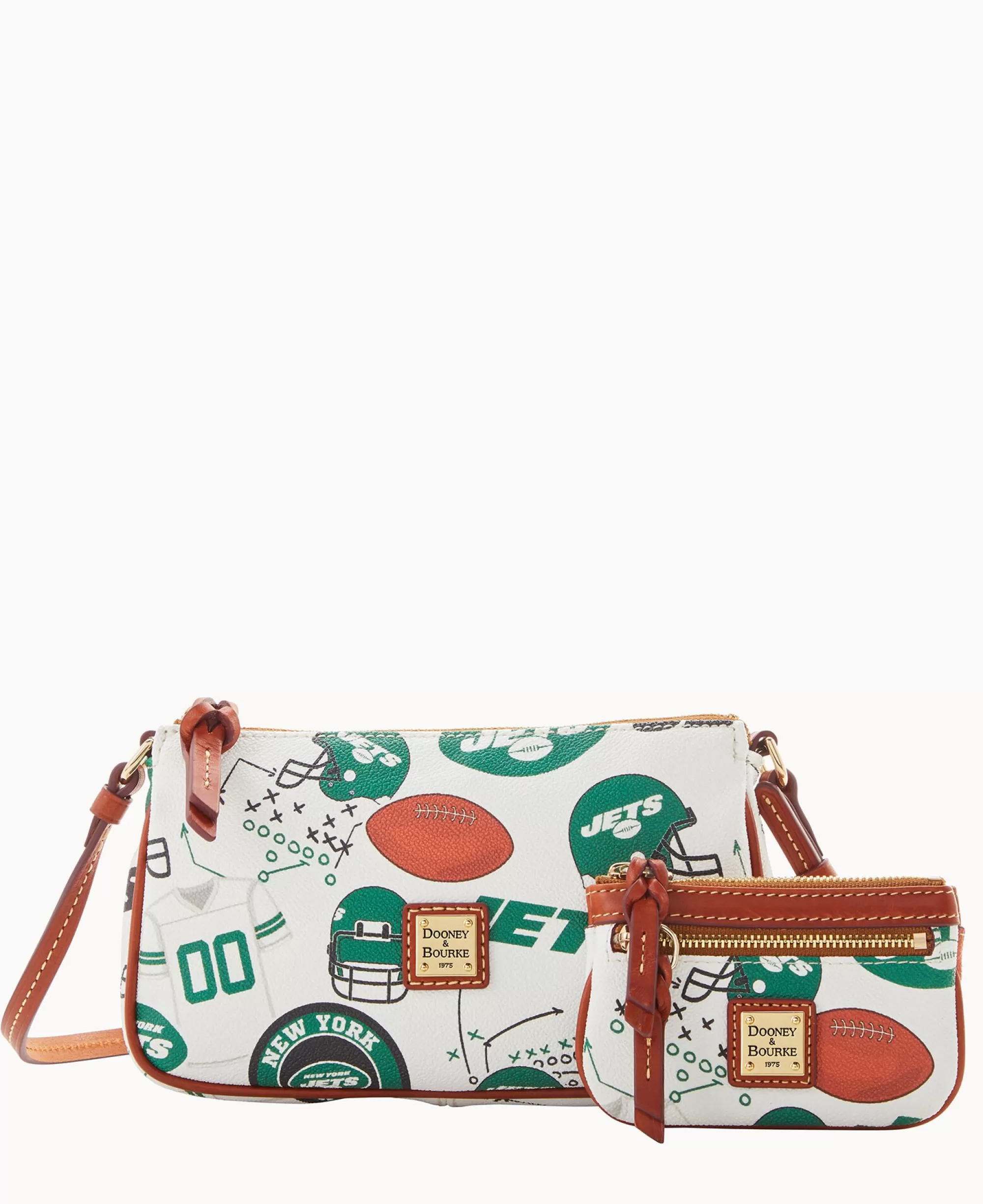 Dooney & Bourke Game Day Ready | Printed Fabric^NFL Lexi Crossbody Sm Coin Case