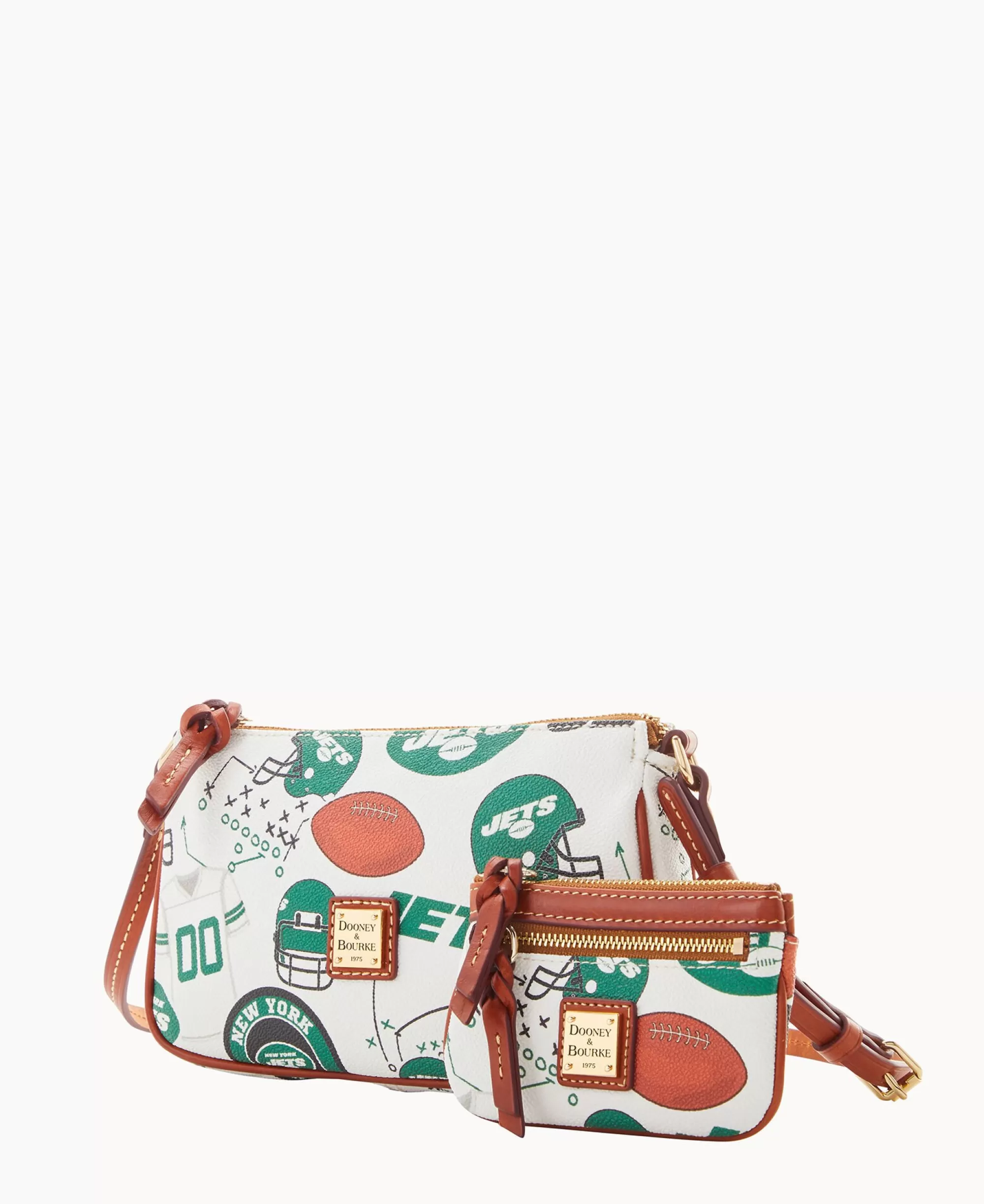 Dooney & Bourke Game Day Ready | Printed Fabric^NFL Lexi Crossbody Sm Coin Case