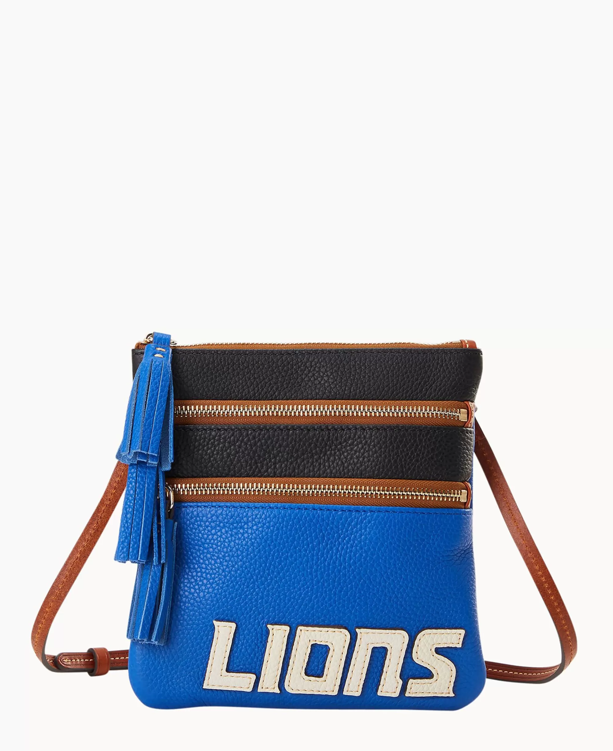 Dooney & Bourke Game Day Ready | Printed Fabric^NFL Triple Zip Crossbody