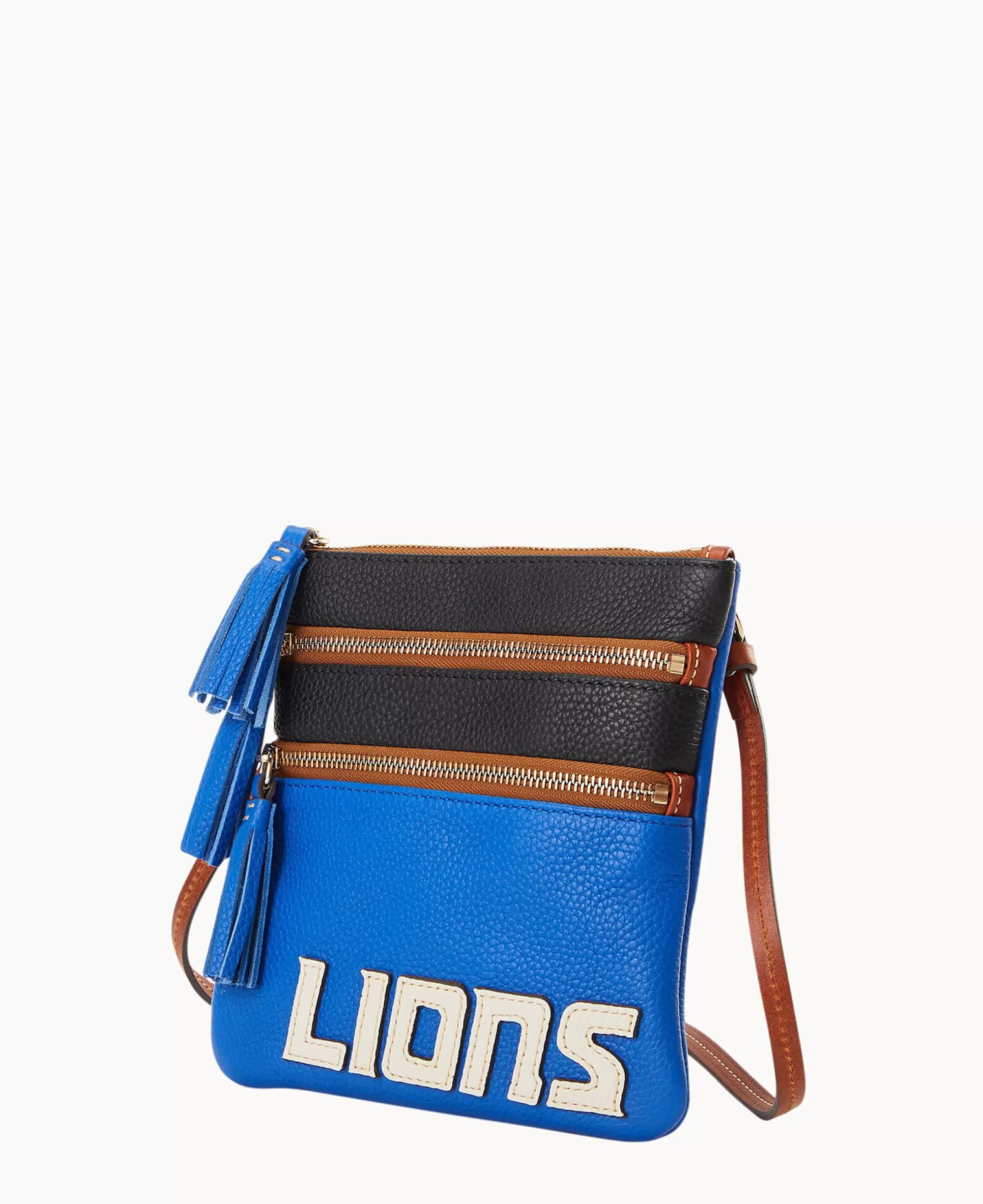 Dooney & Bourke Game Day Ready | Printed Fabric^NFL Triple Zip Crossbody