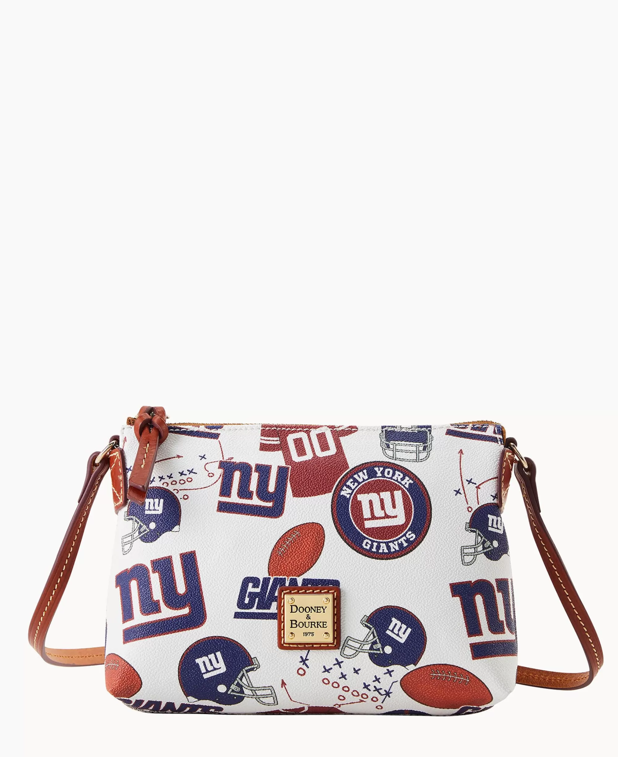 Dooney & Bourke Game Day Ready | Printed Fabric^NFL NY Crossbody Pouchette