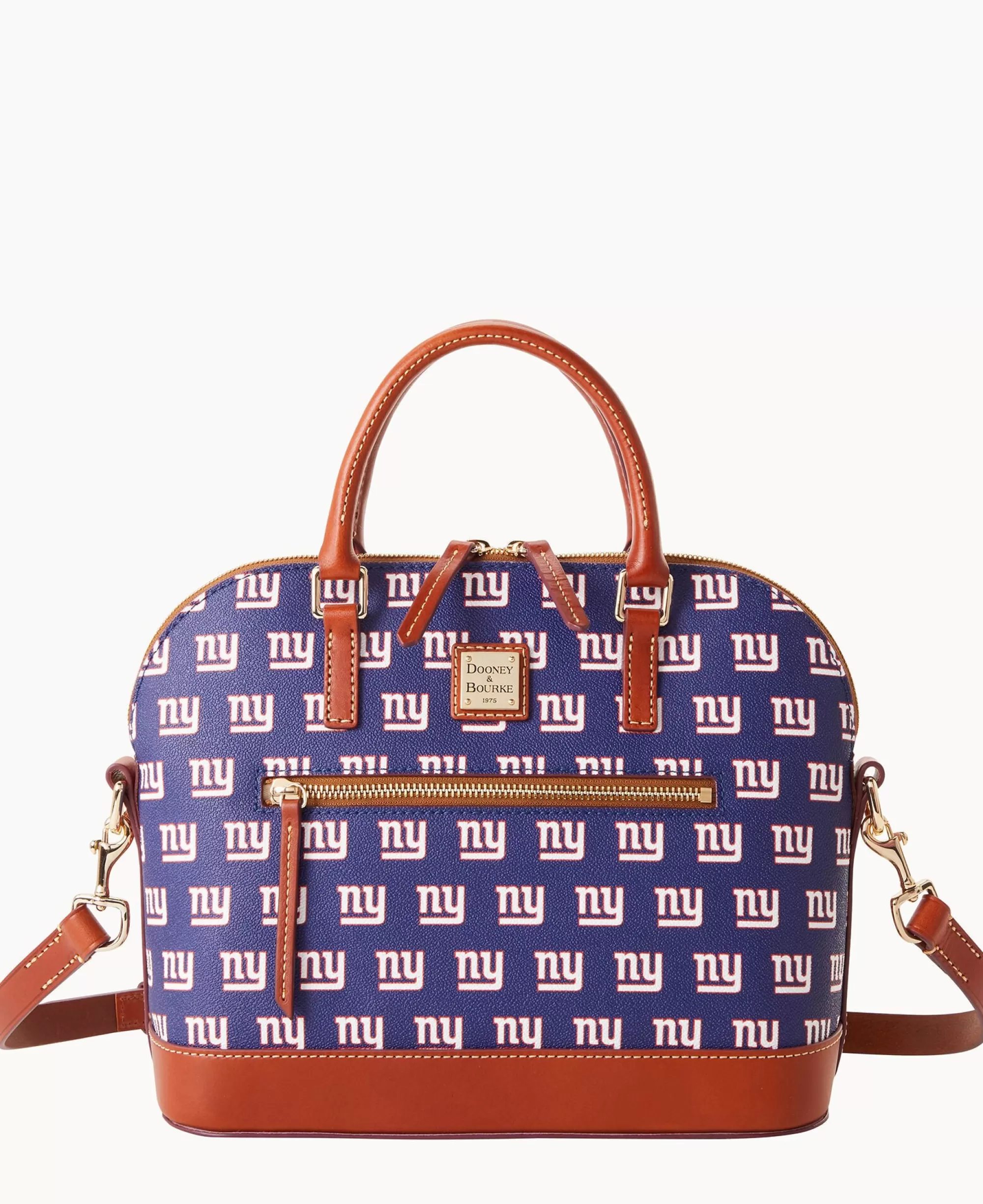 Dooney & Bourke Game Day Ready | Printed Fabric^NFL NY Domed Zip Satchel