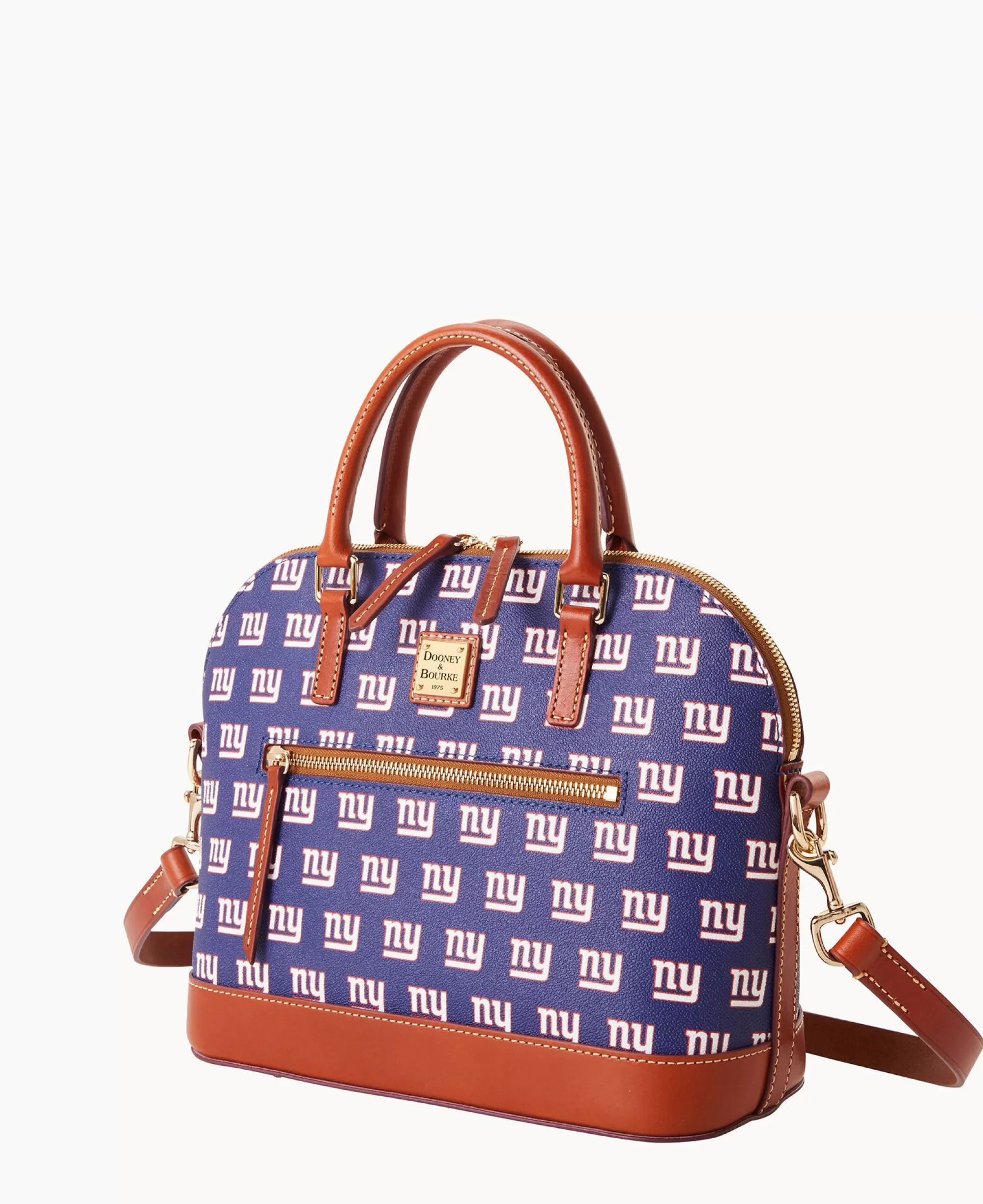 Dooney & Bourke Game Day Ready | Printed Fabric^NFL NY Domed Zip Satchel