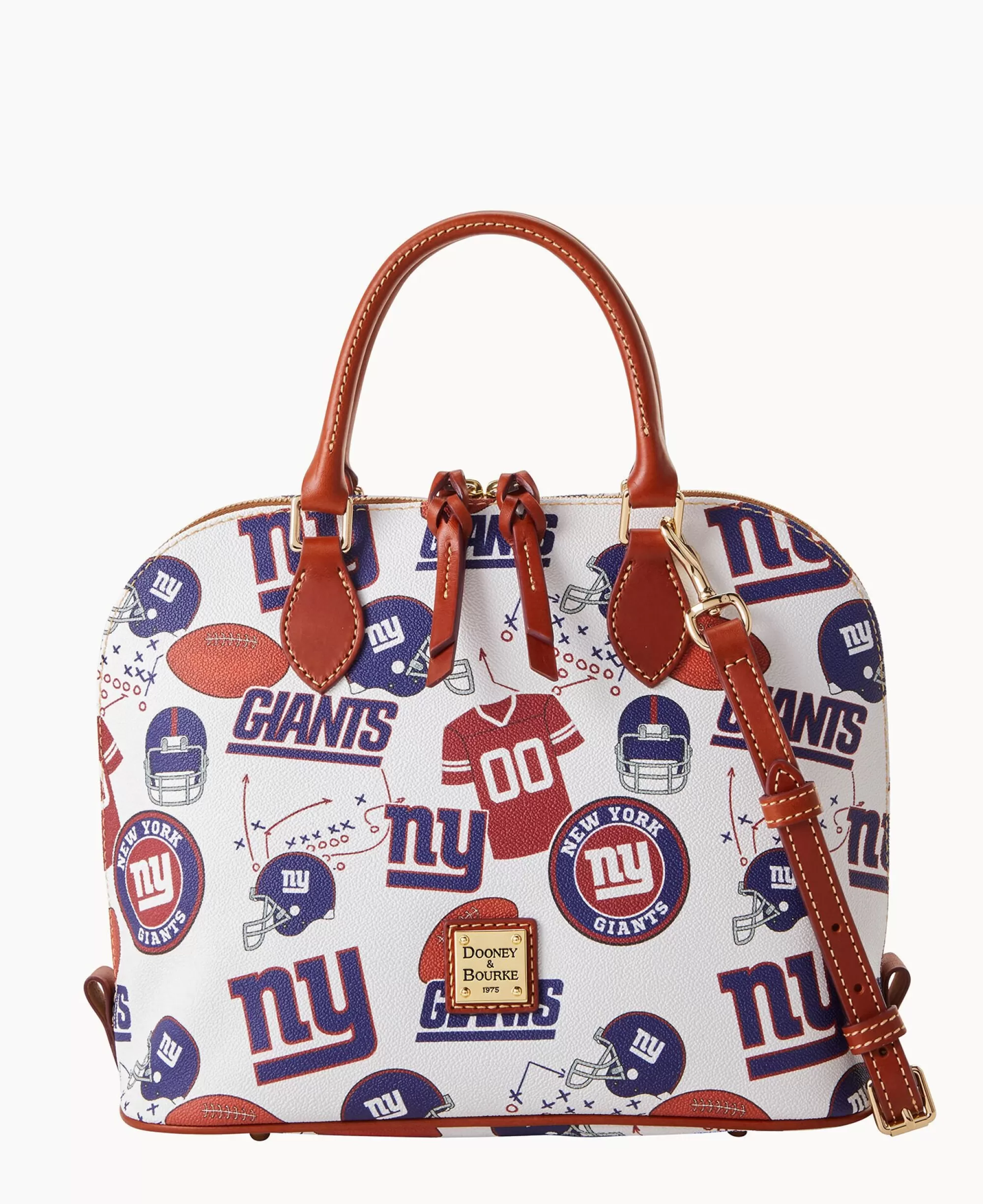 Dooney & Bourke Game Day Ready | Printed Fabric^NFL NY Zip Zip Satchel