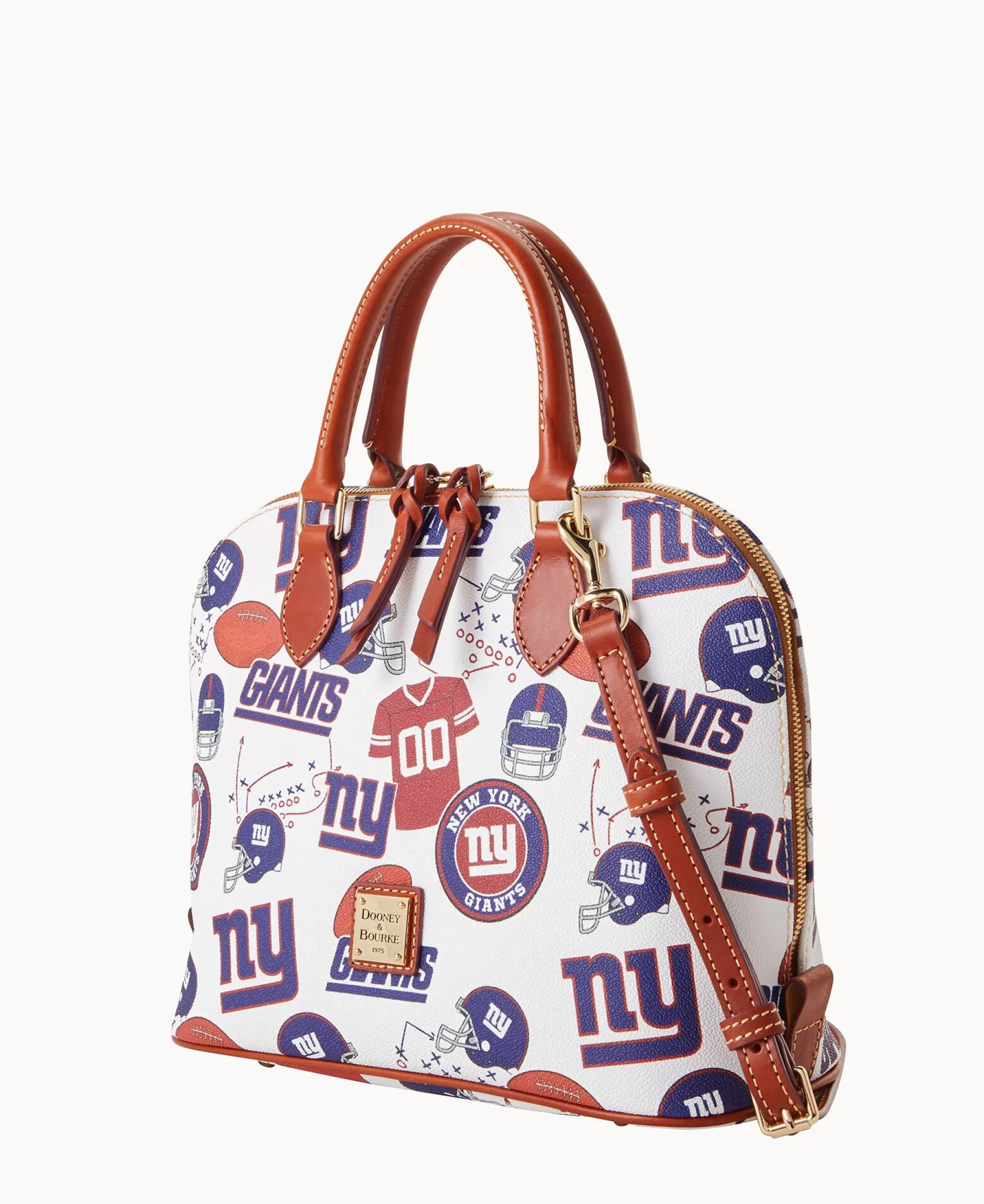 Dooney & Bourke Game Day Ready | Printed Fabric^NFL NY Zip Zip Satchel