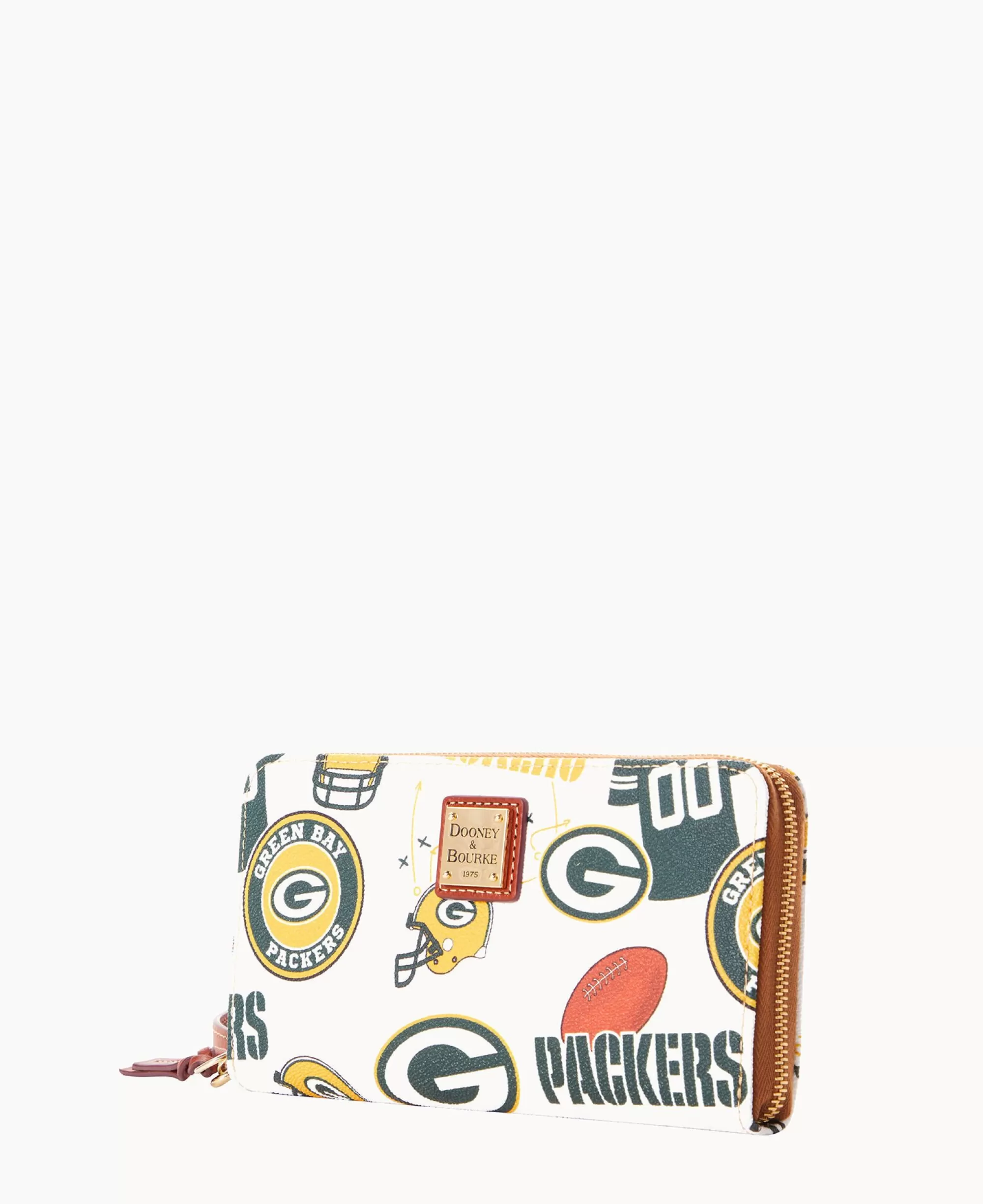 Dooney & Bourke Grab and Go | Wristlets^NFL Large Zip Around Wristlet